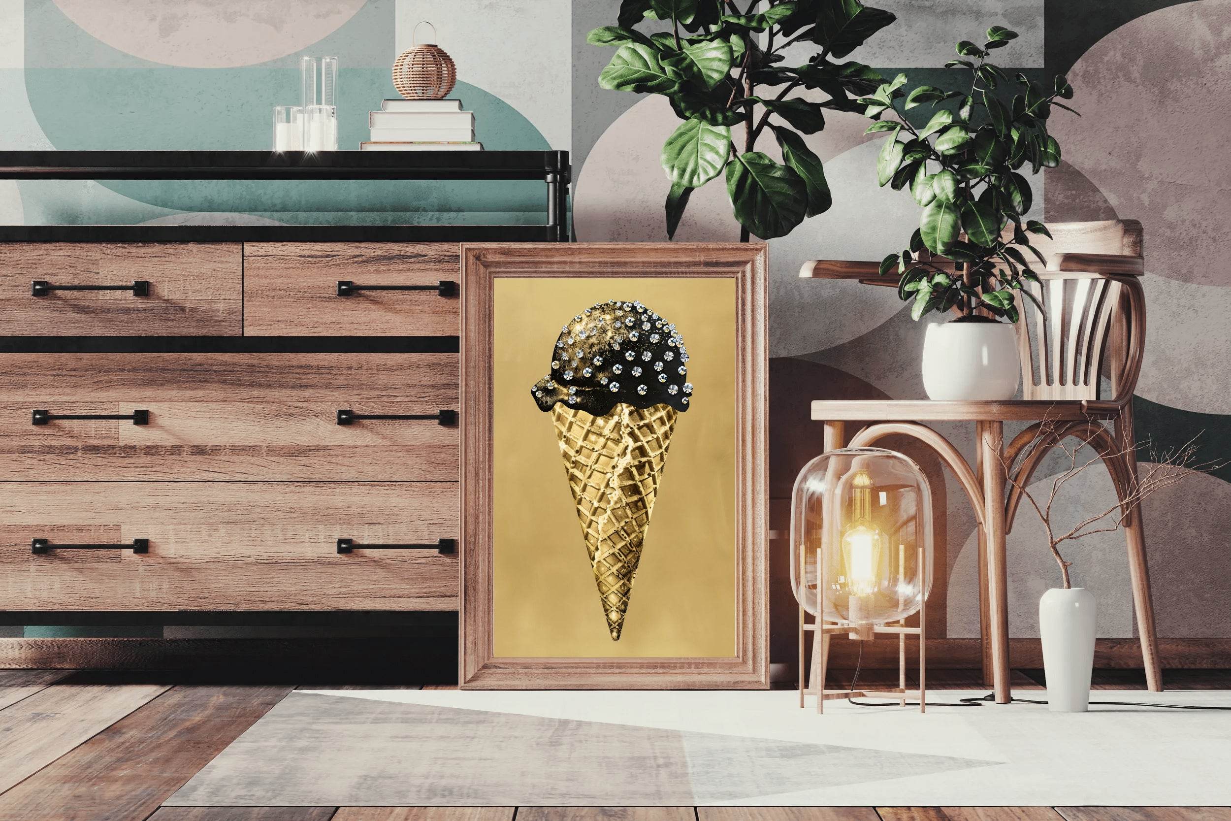 A Diamond Cone Wall Art - beink online art store
