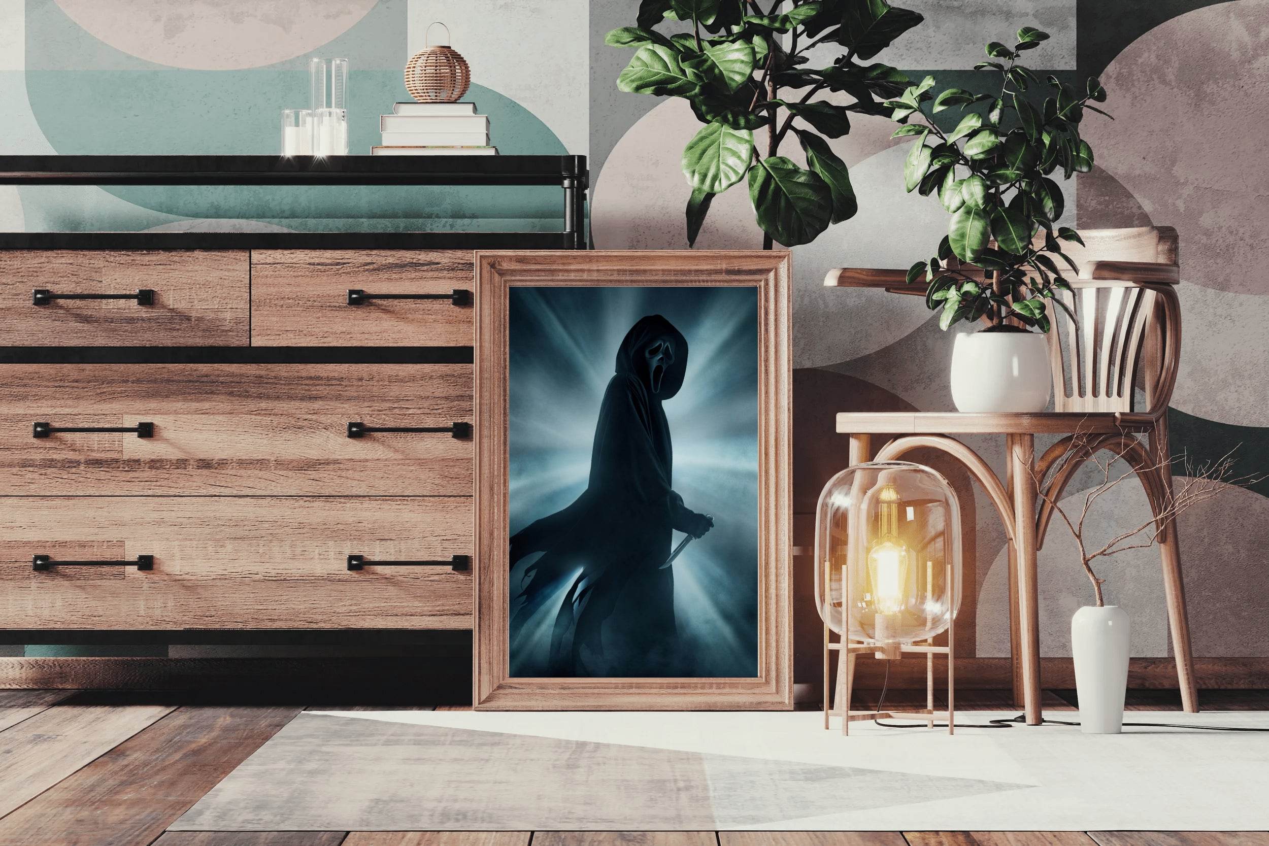 Ghost Face Scream Character Wall Art - beink online art store