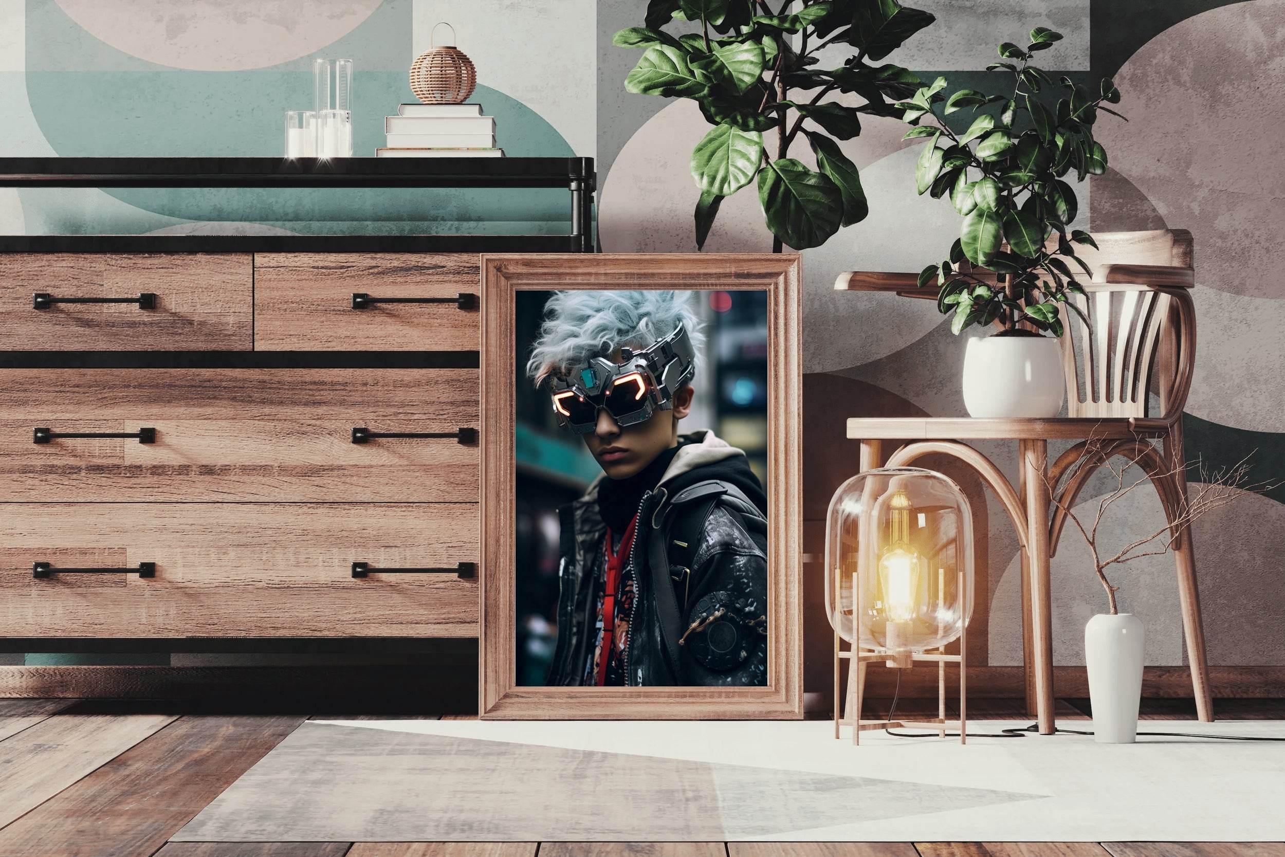 Avatar Boy Cyberpunk Wall Art - beink online art store