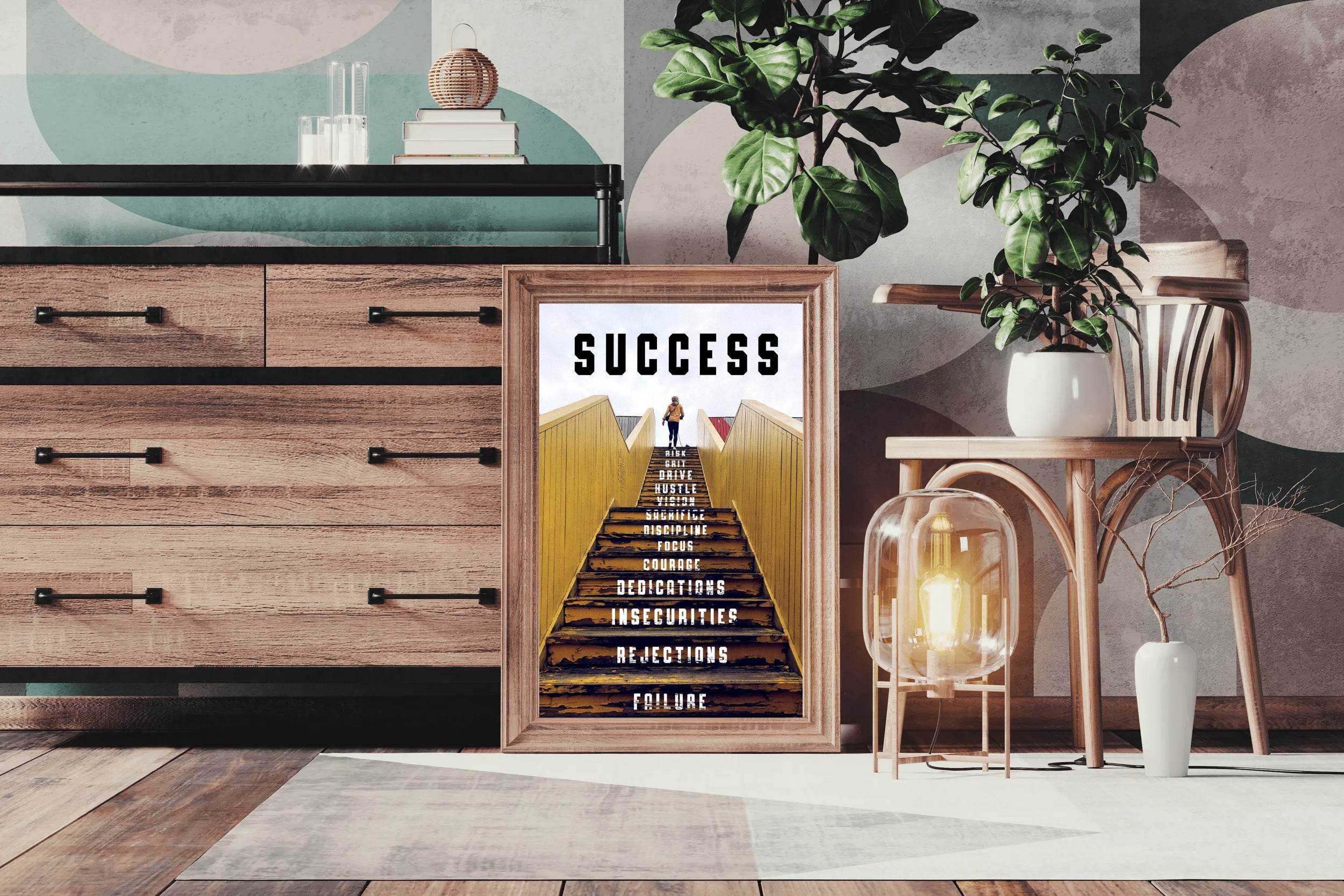 Journey To Success Motivational Wall Art - beink online art store