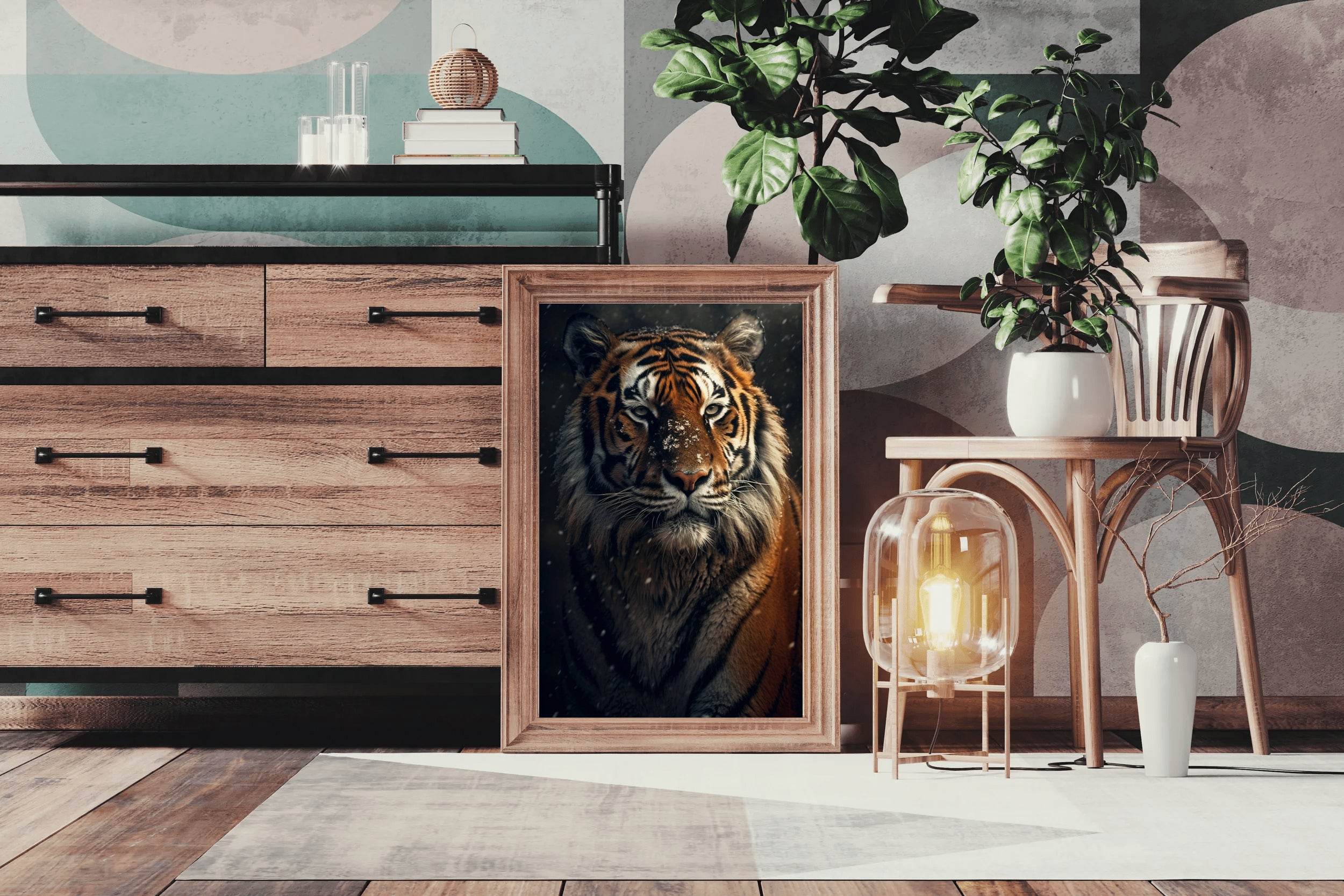 Siberian Tiger Animal Wall Art - beink online art store