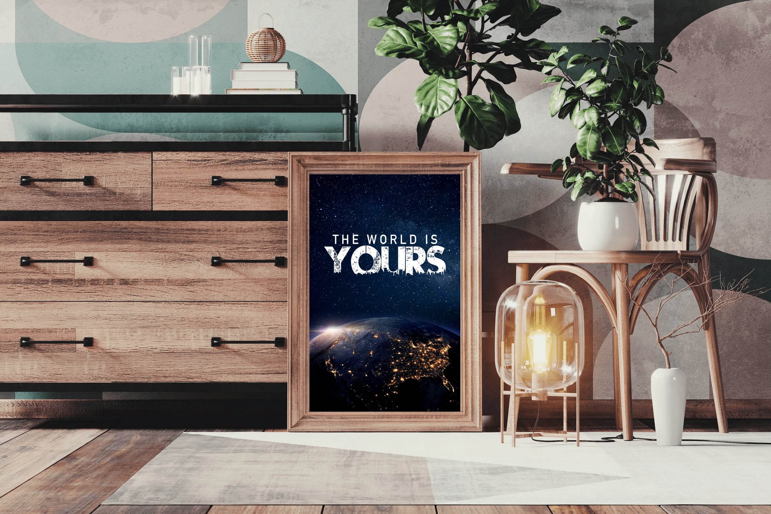 The World is Your Motivational Wall Art - beink online art store