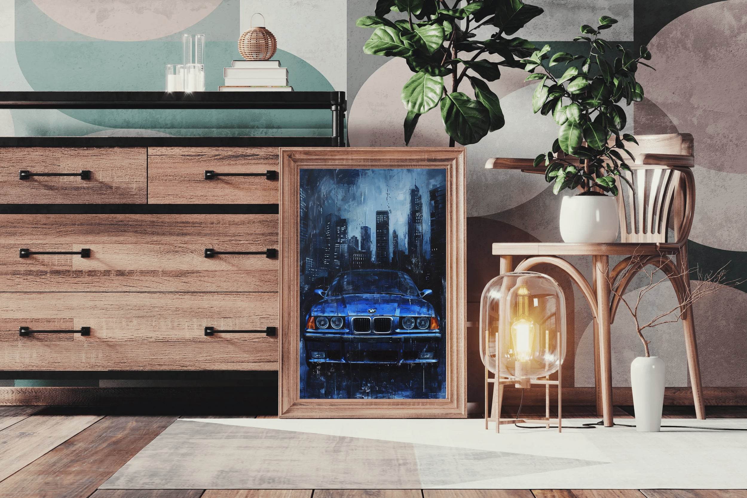 BMW Blue Wall Art - beink online art store