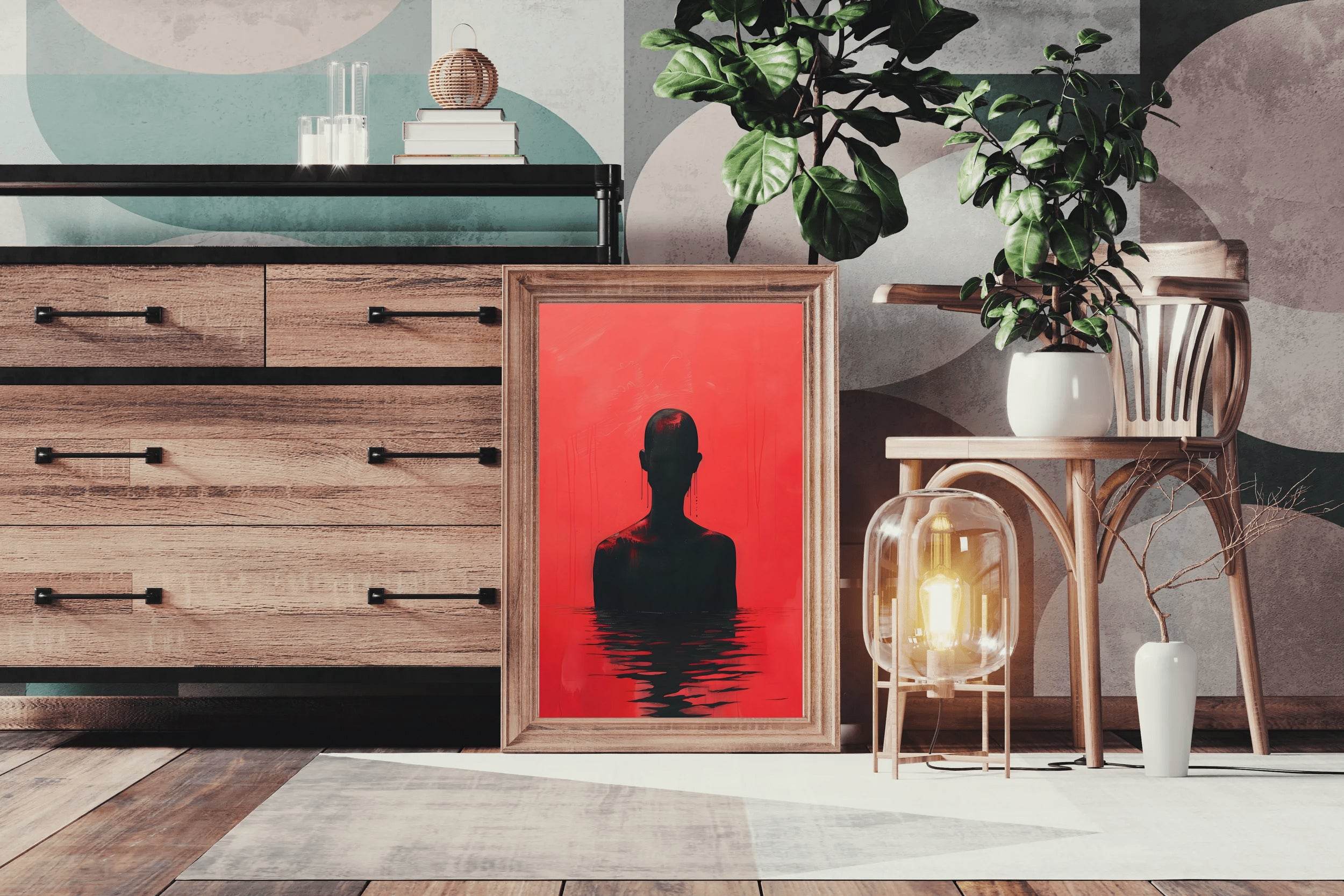 Painting Drowned In Blood Wall Art - beink online art store