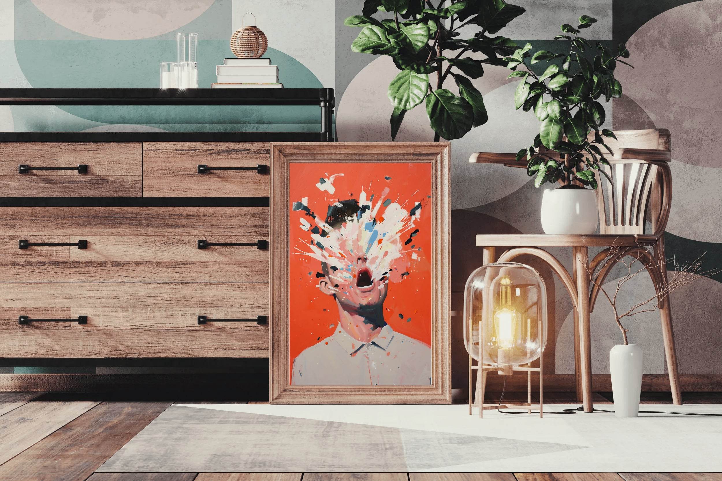 Explosion of Colorful Outburst Wall Art - beink online art store