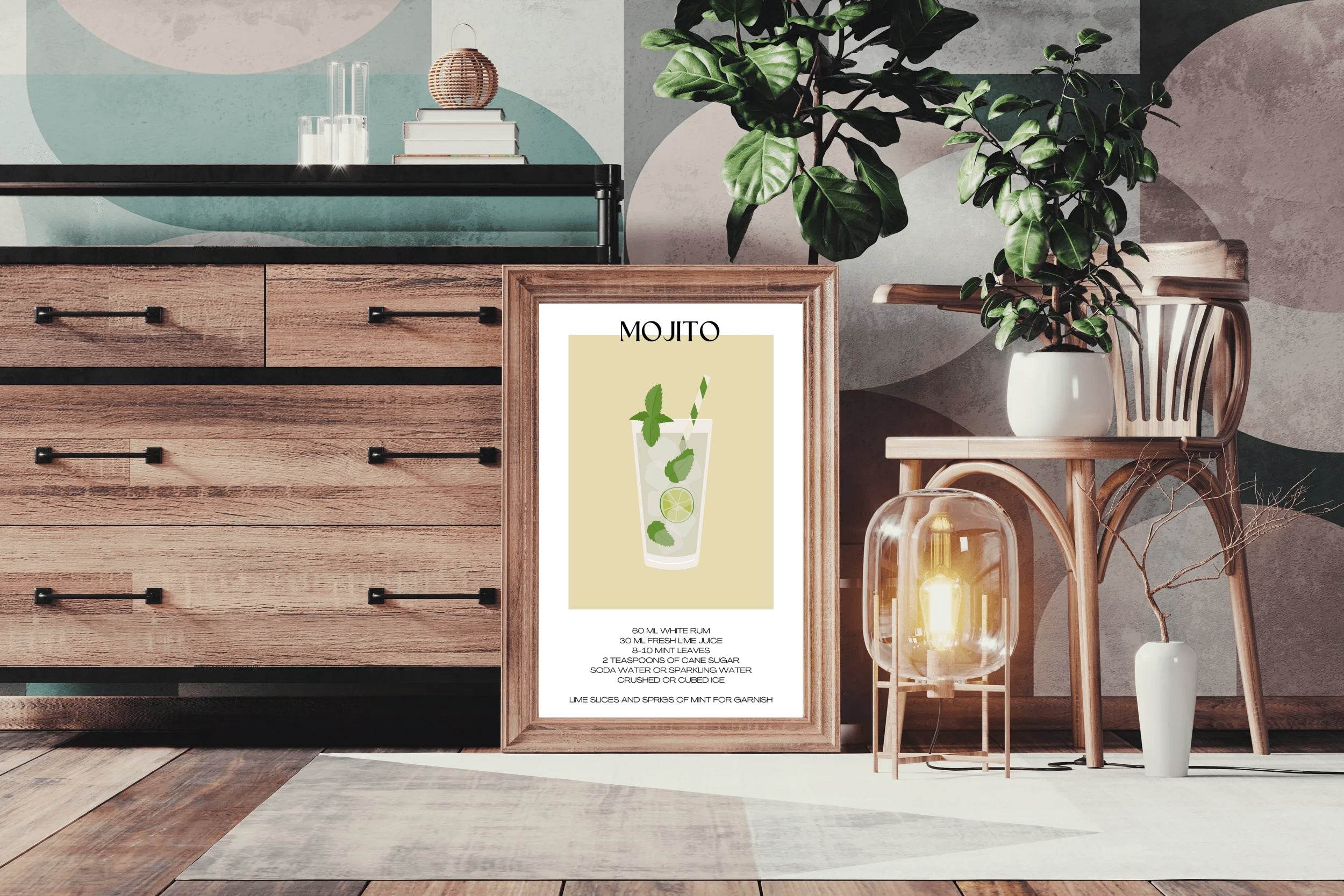 Mojito Drink Wall Art - beink online art store