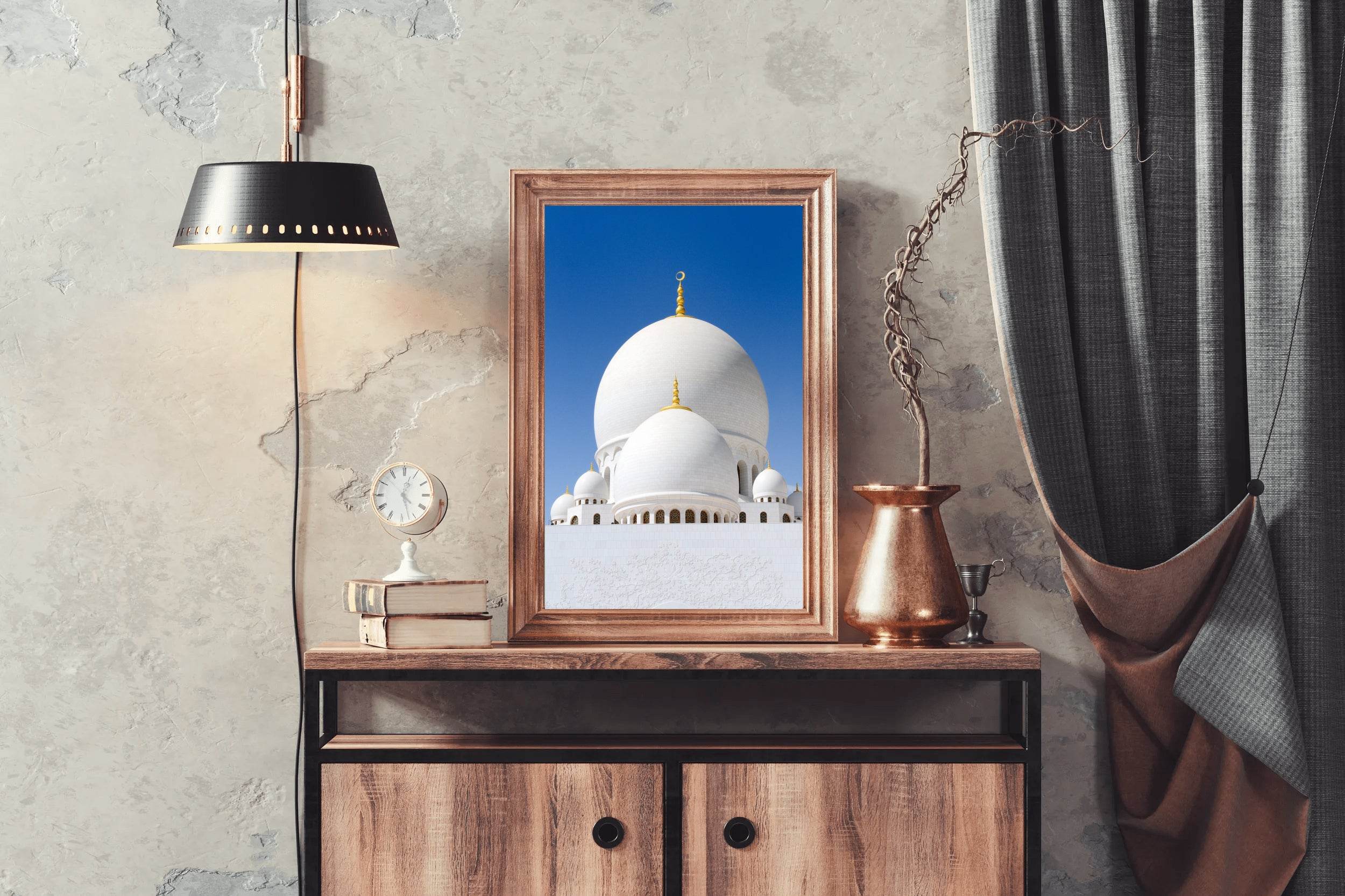 Golden Tipped Dome Wall Art - beink online art store