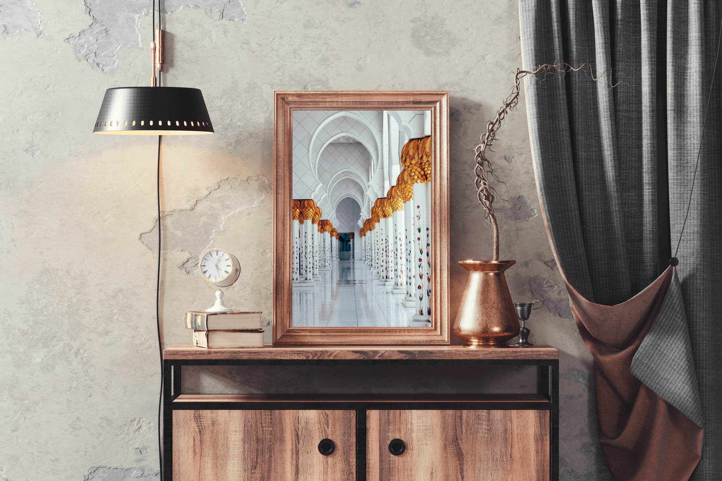 Golden Pathways Wall Art - beink online art store