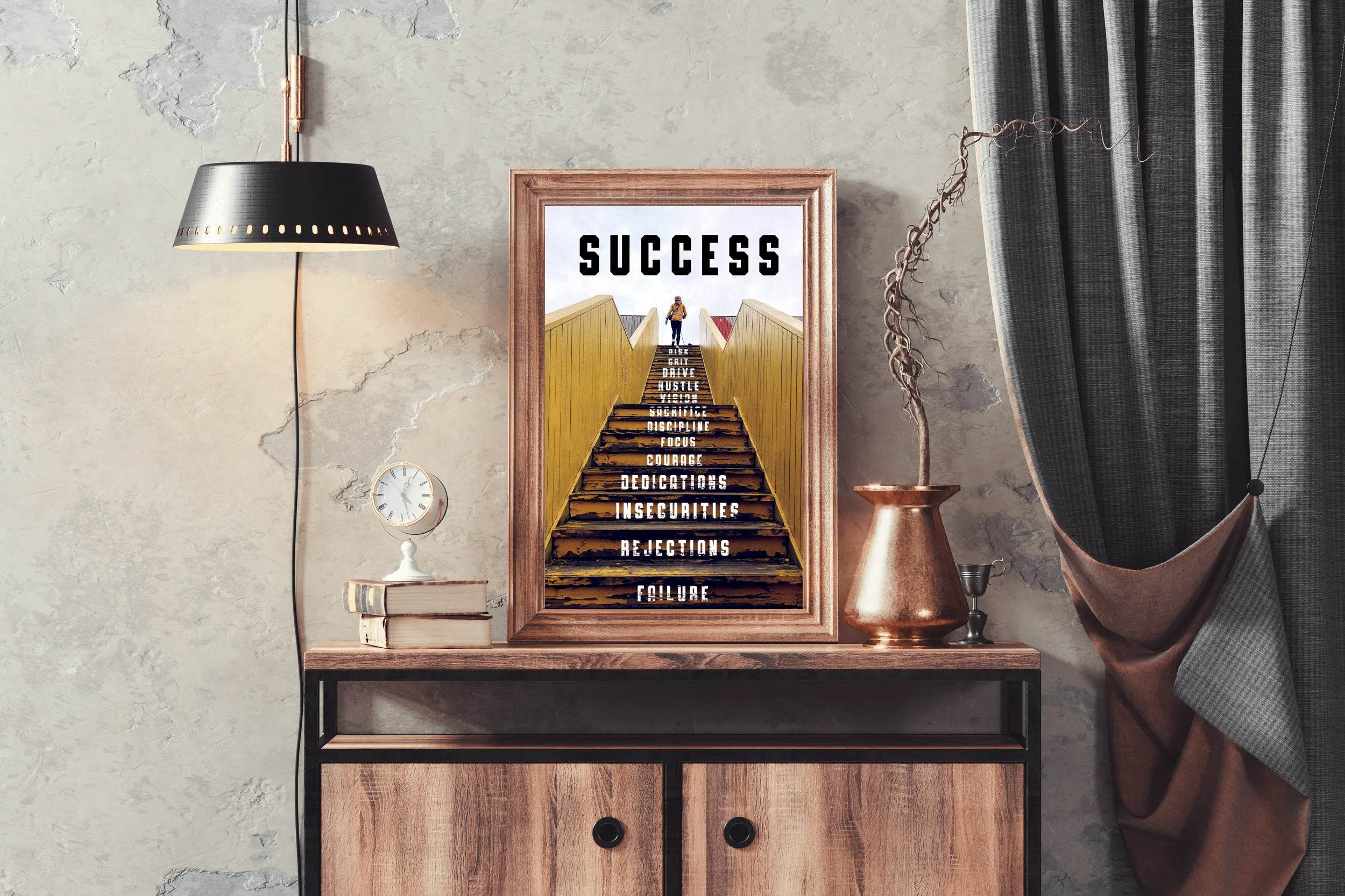 Journey To Success Motivational Wall Art - beink online art store