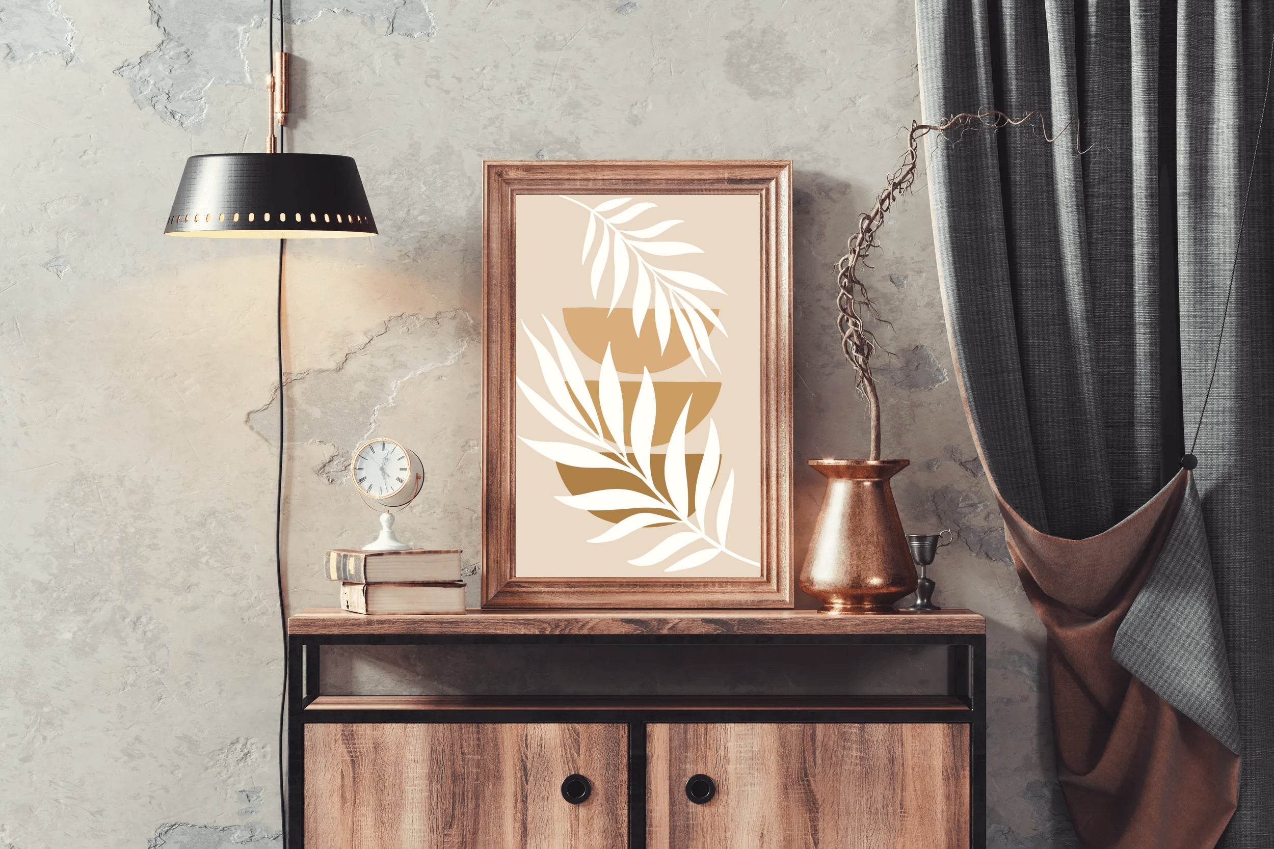 Branch of Willow Leaves Wall Art - beink online art store