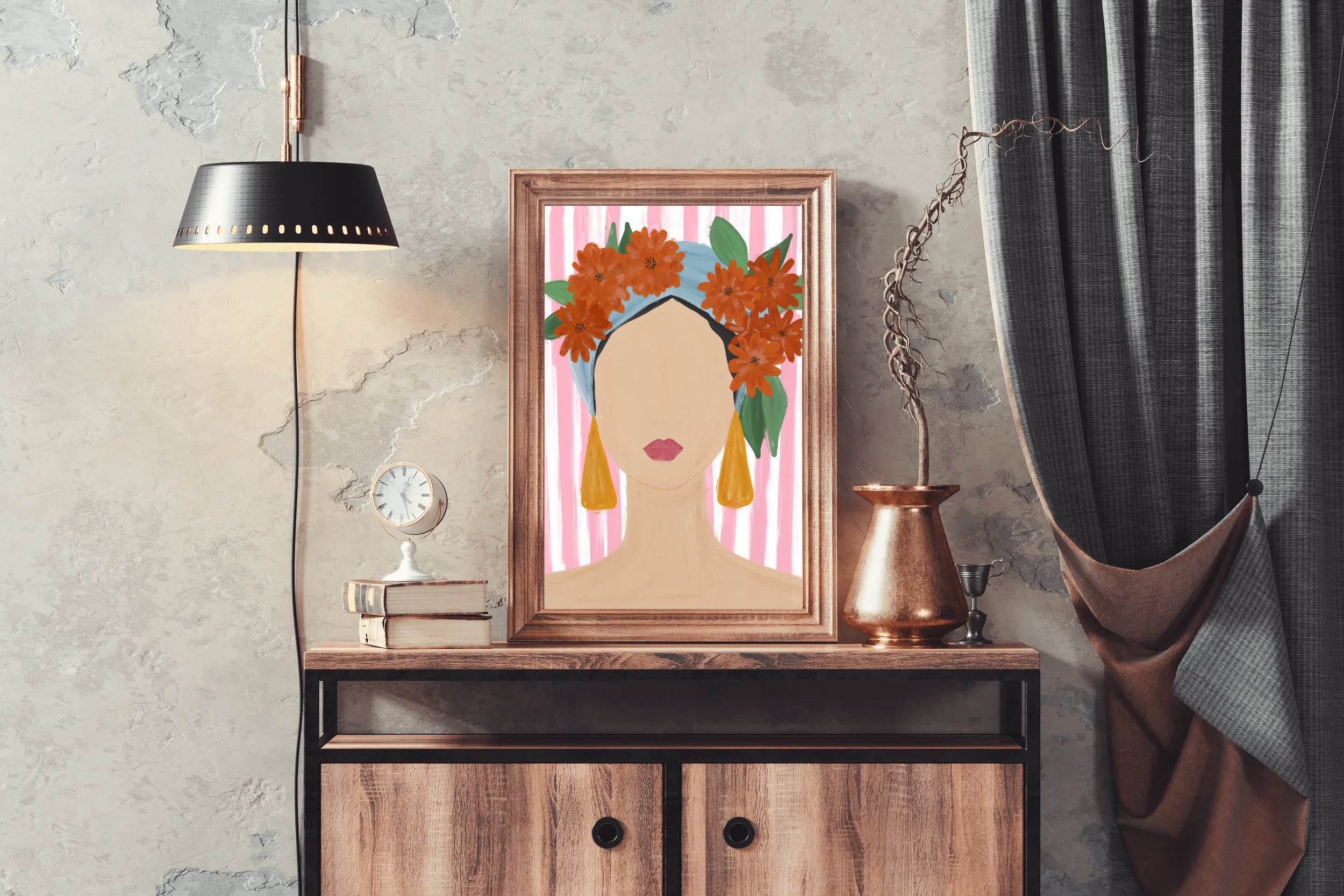 Painting A Woman Without A Face Wall Art - beink online art store