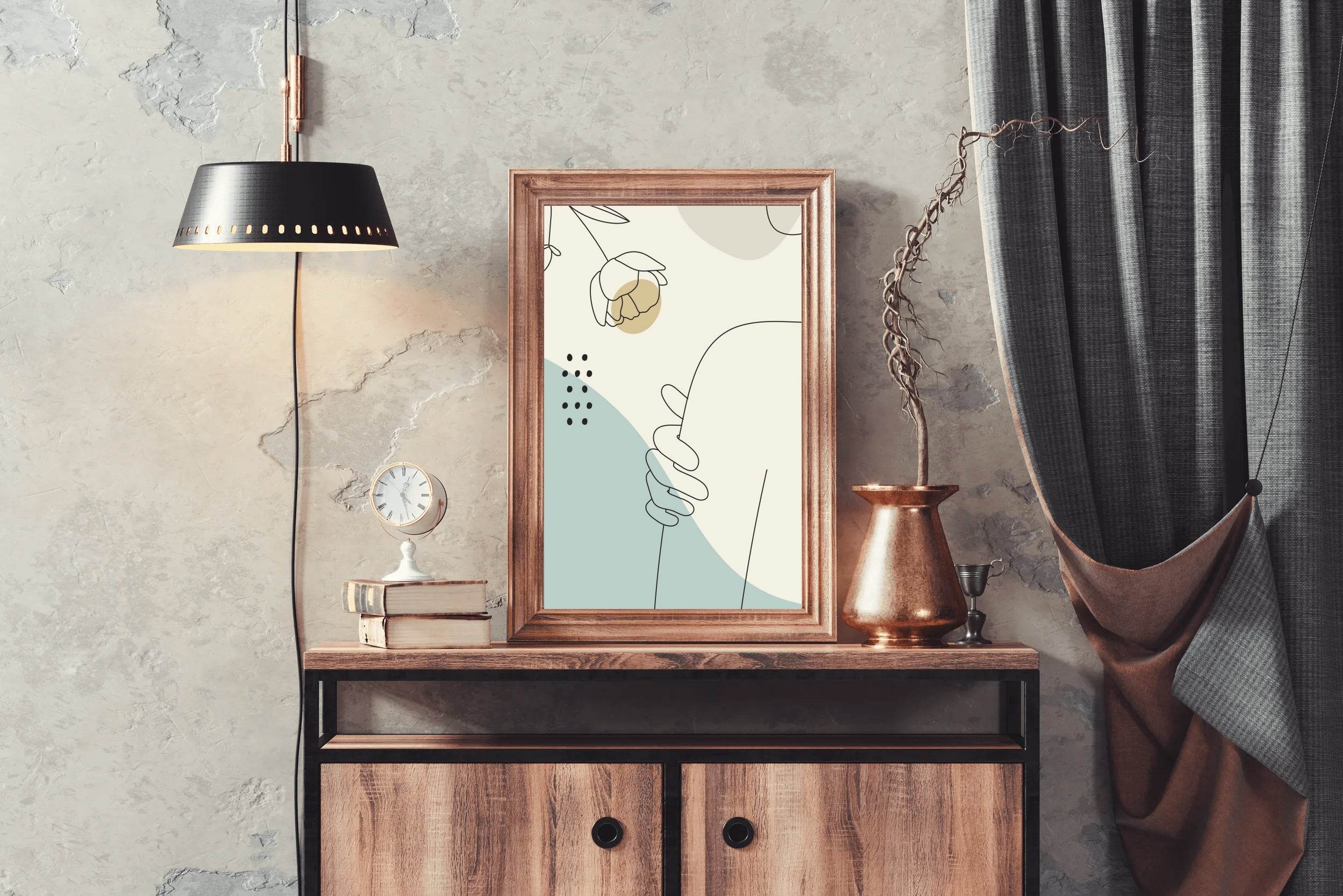Emotional Woman Painting Wall Art - beink online art store