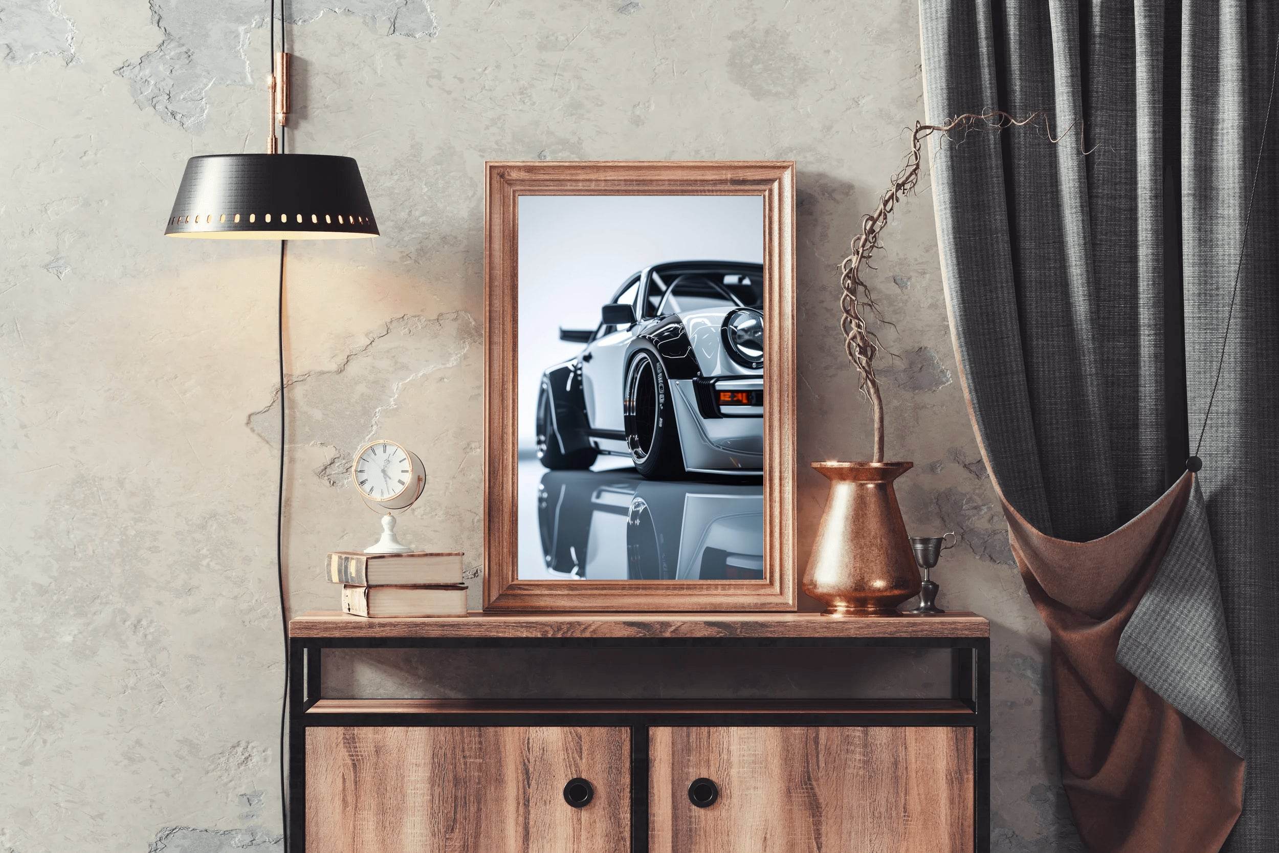 Porsche 911 Sport Widebody Wall Art - beink online art store