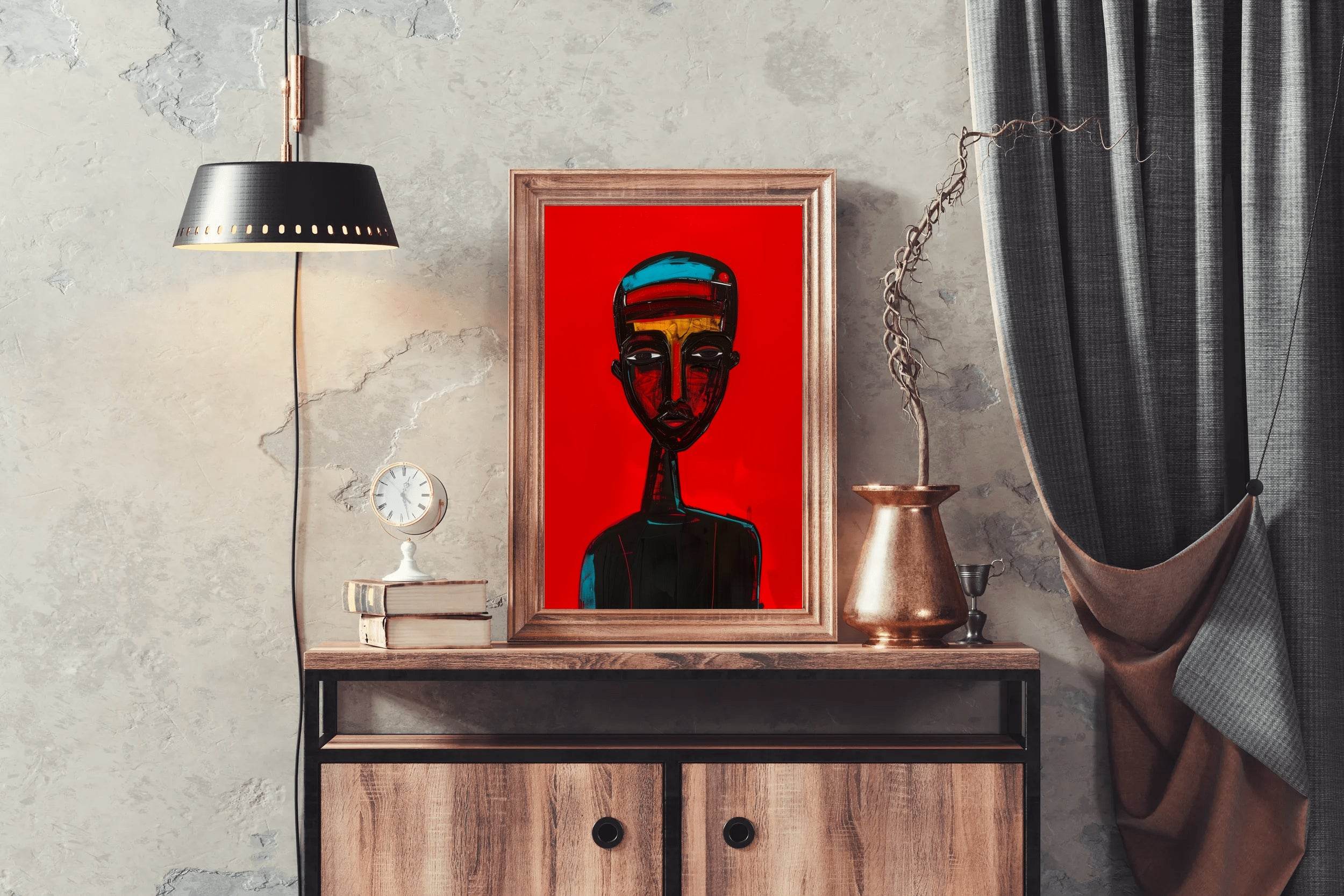 Tribal Mask Wall Art - beink online art store
