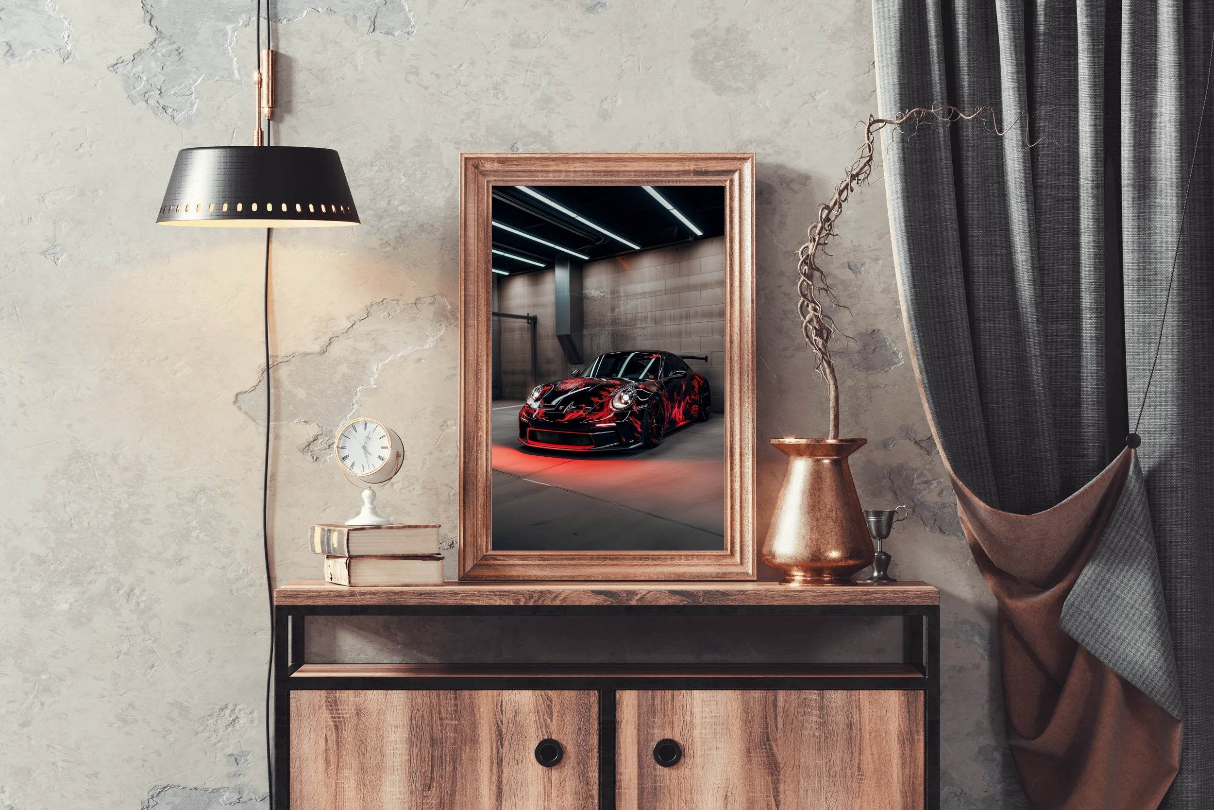 Porsche Wrap Concept Wall Art - beink online art store