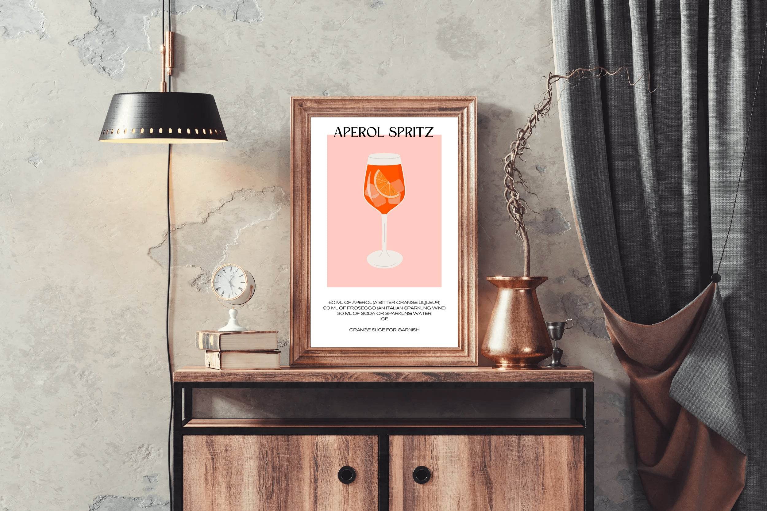 Spritz Cocktail Wall Art - beink online art store