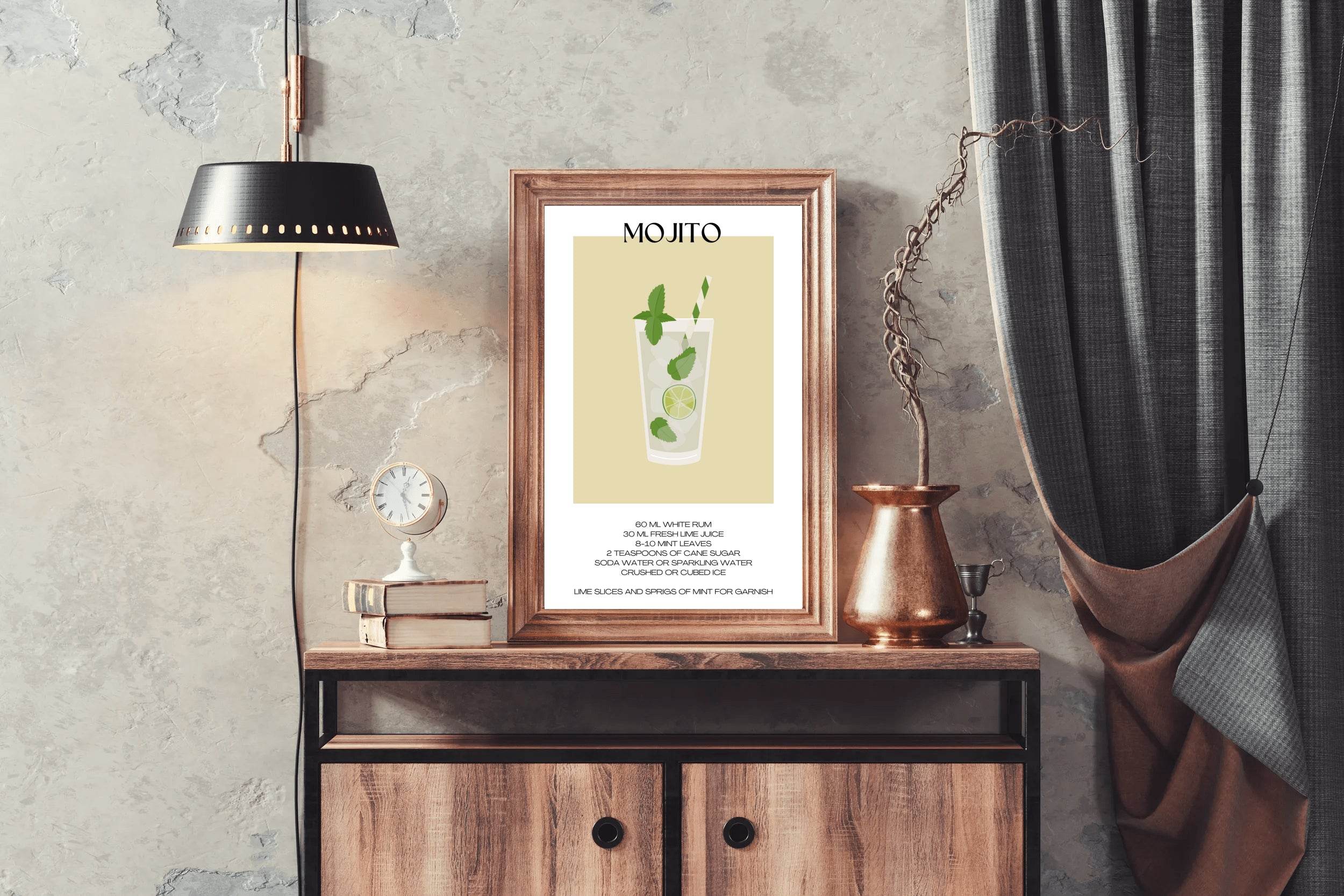 Mojito Drink Wall Art - beink online art store