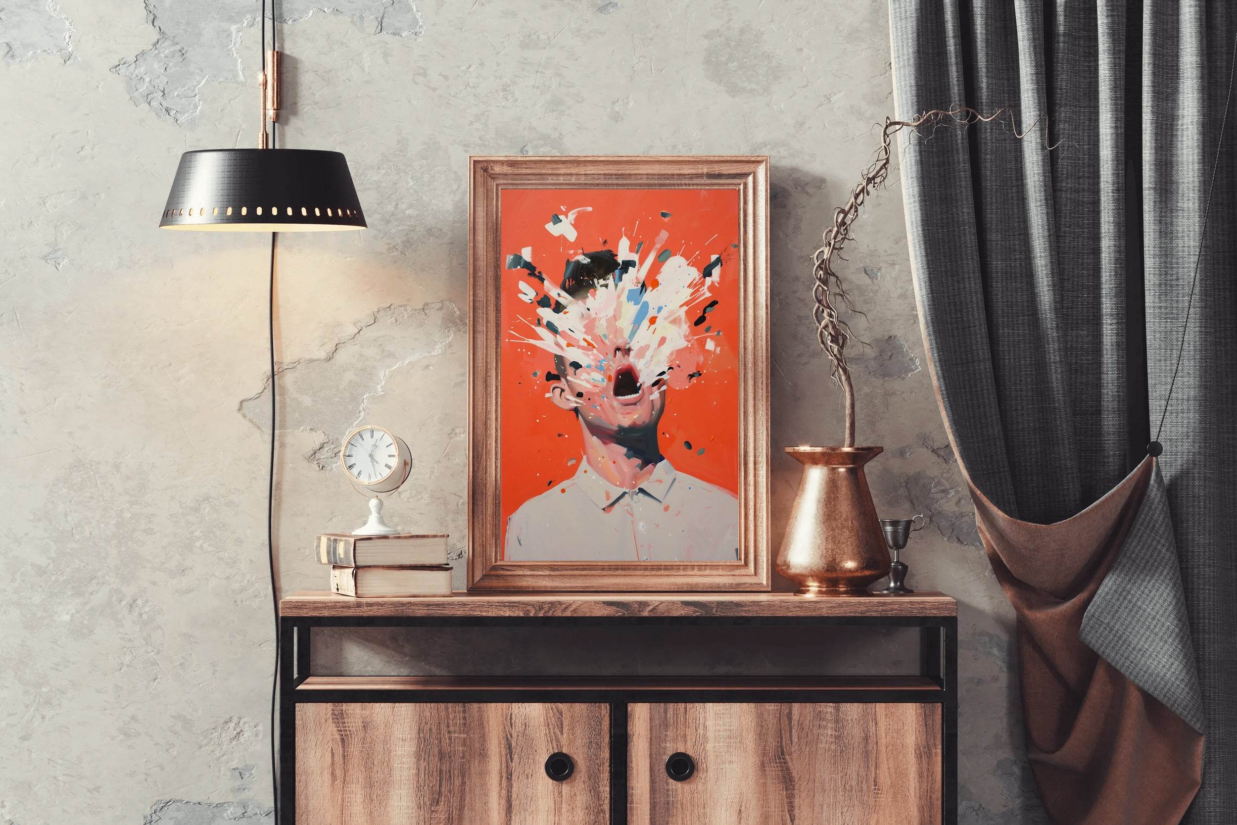 Explosion of Colorful Outburst Wall Art - beink online art store