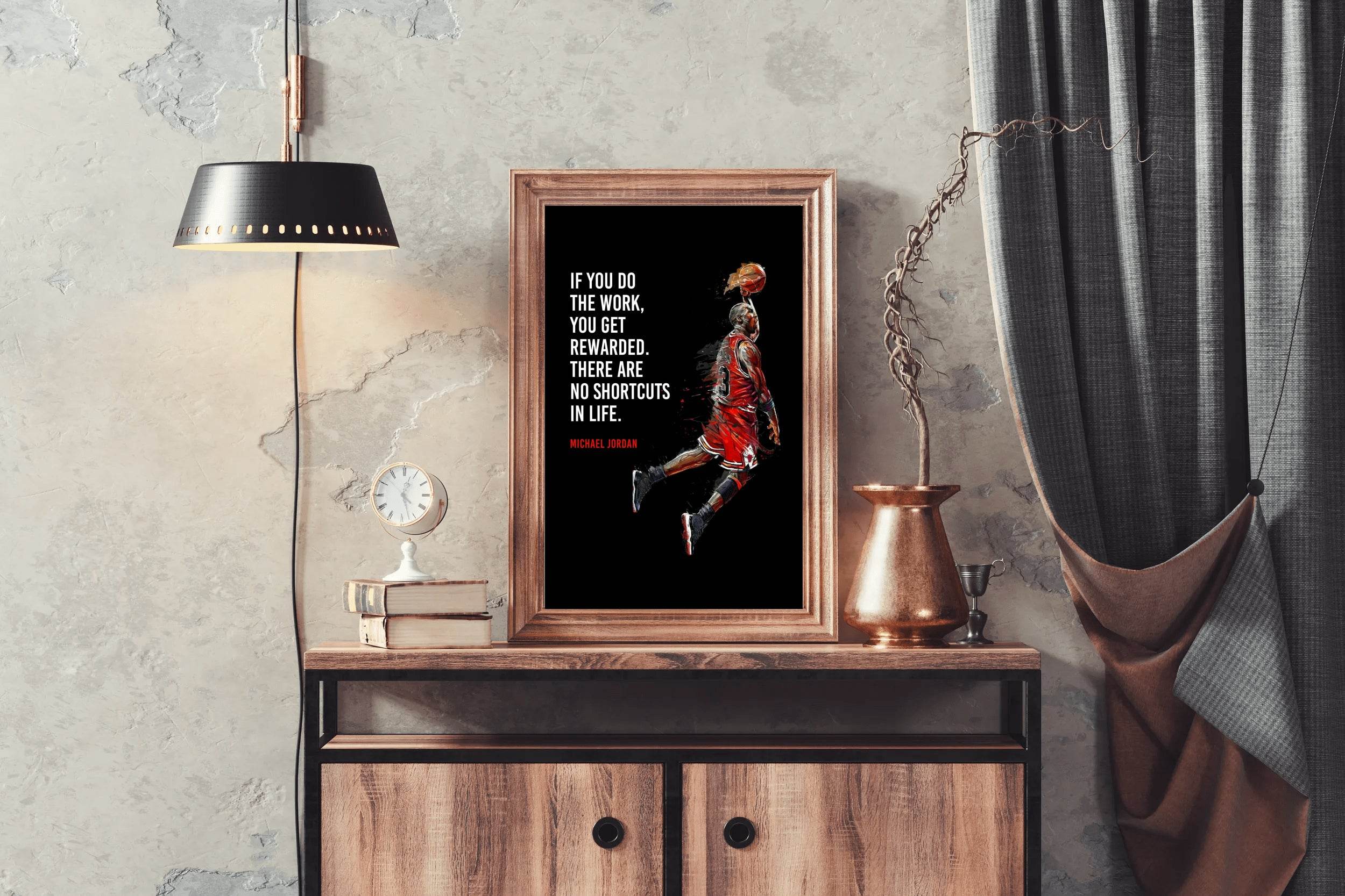Micheal Jordan Motivational Quote Wall Art - beink online art store