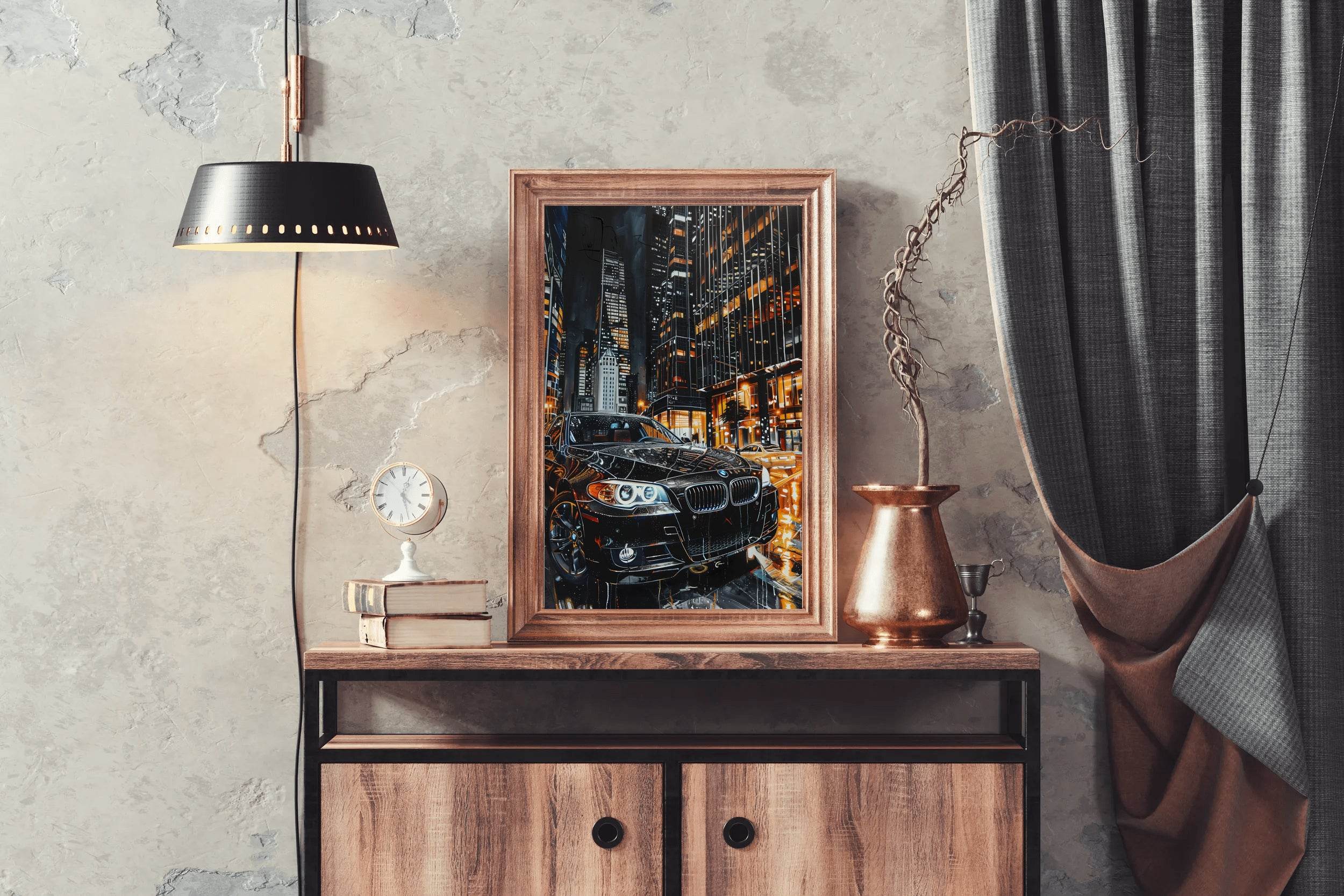 BMW Painting With Watercolor Wall Art - beink online art store