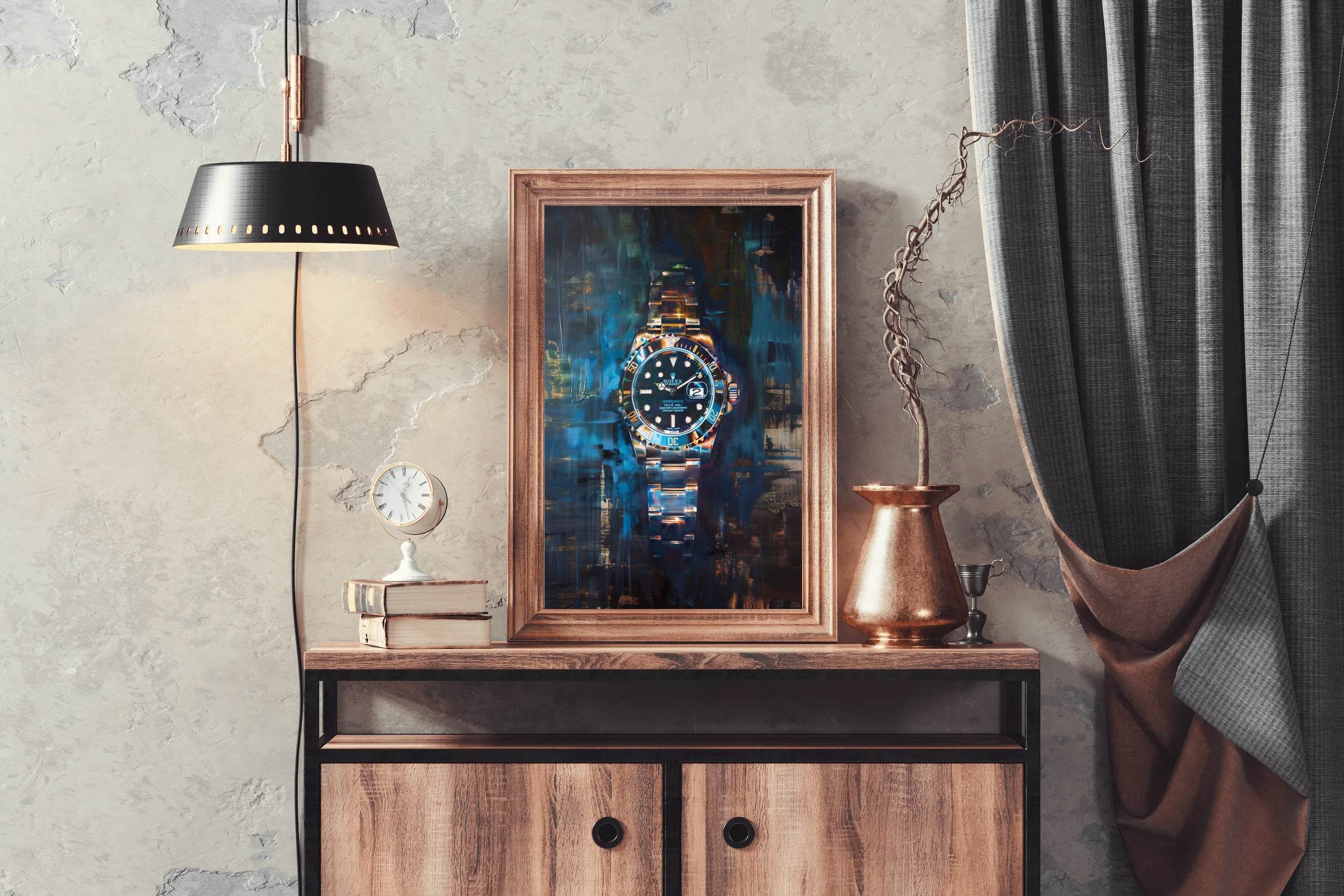 Rolex Submariner Watch Wall Art - beink online art store