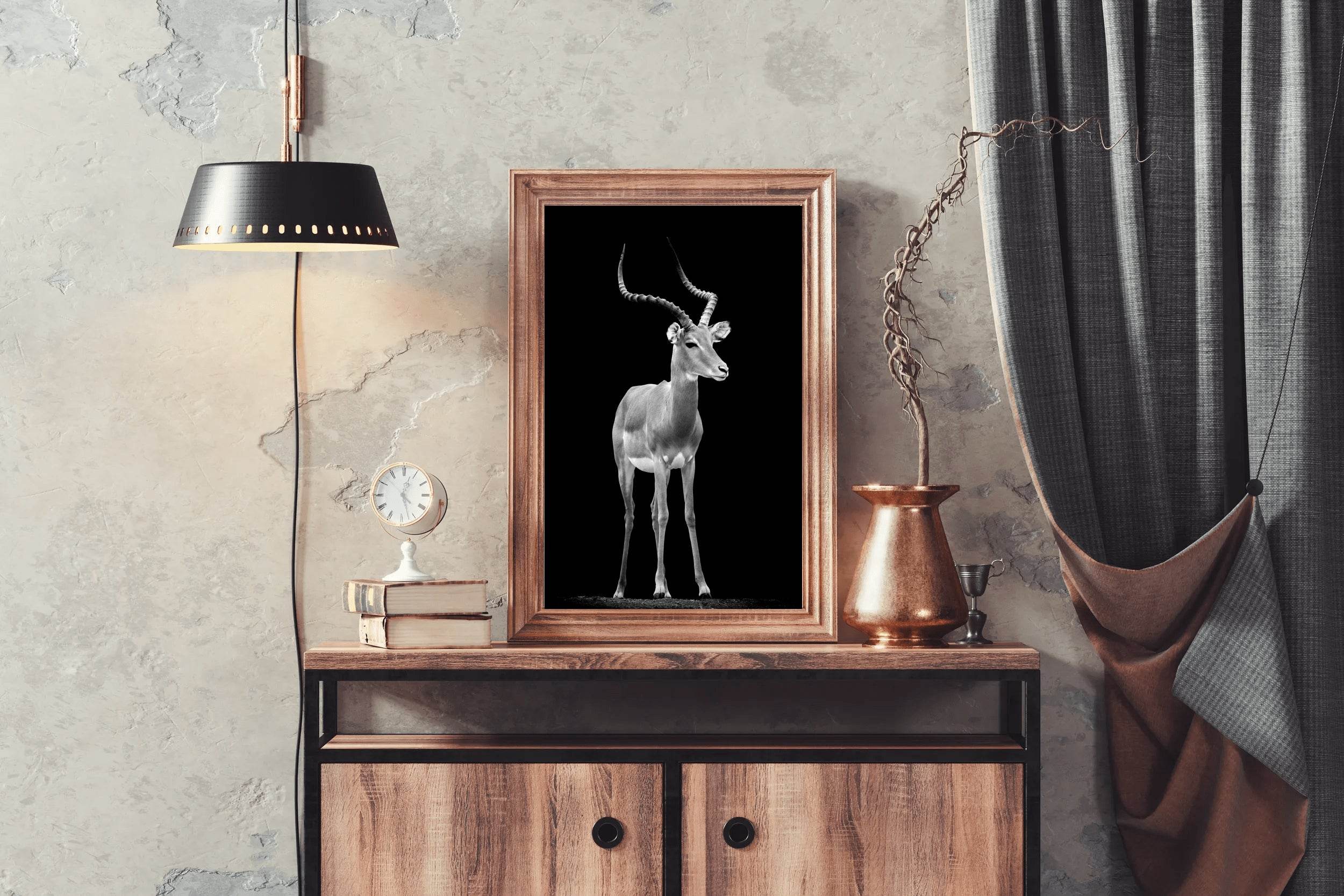 Impala Black & White Wall Art - beink online art store