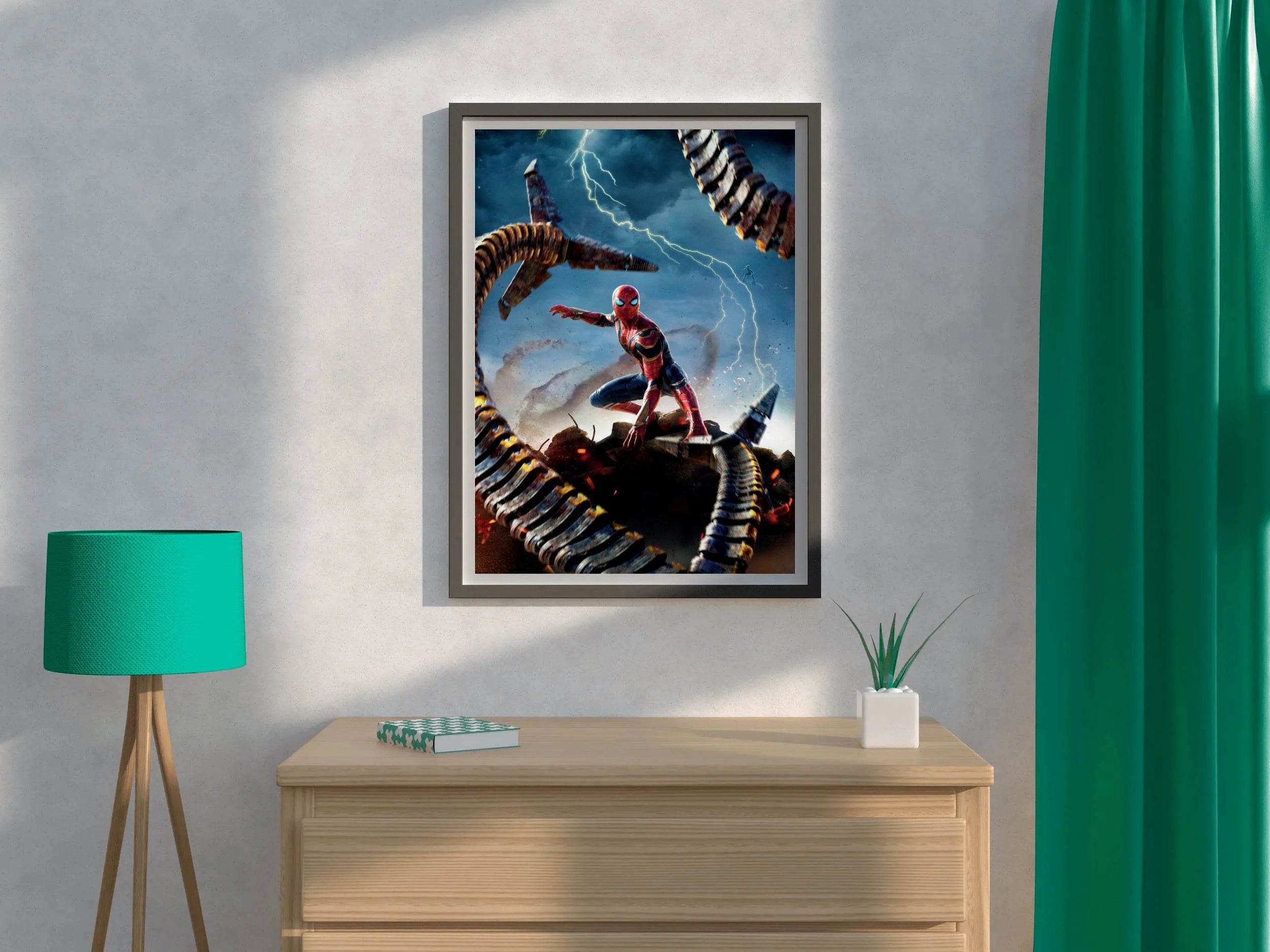 Spider-Man: No Way Home A Battle Across Universes Wall Art - beink online art store
