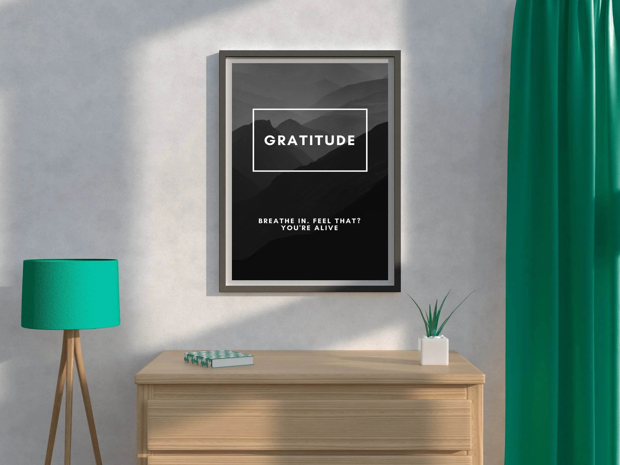 Grattitude Motivational Wall Art - beink online art store