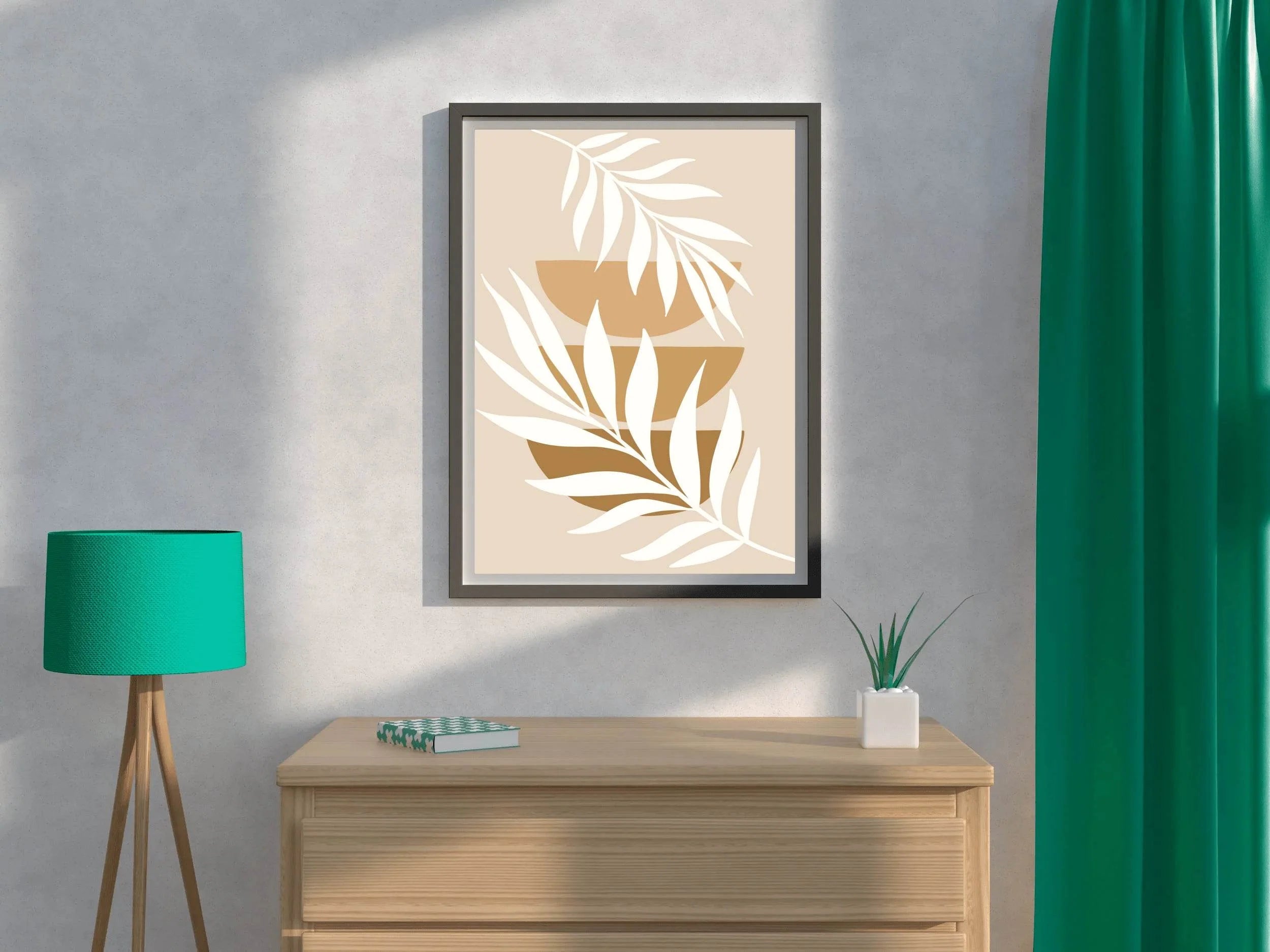 Branch of Willow Leaves Wall Art - beink online art store