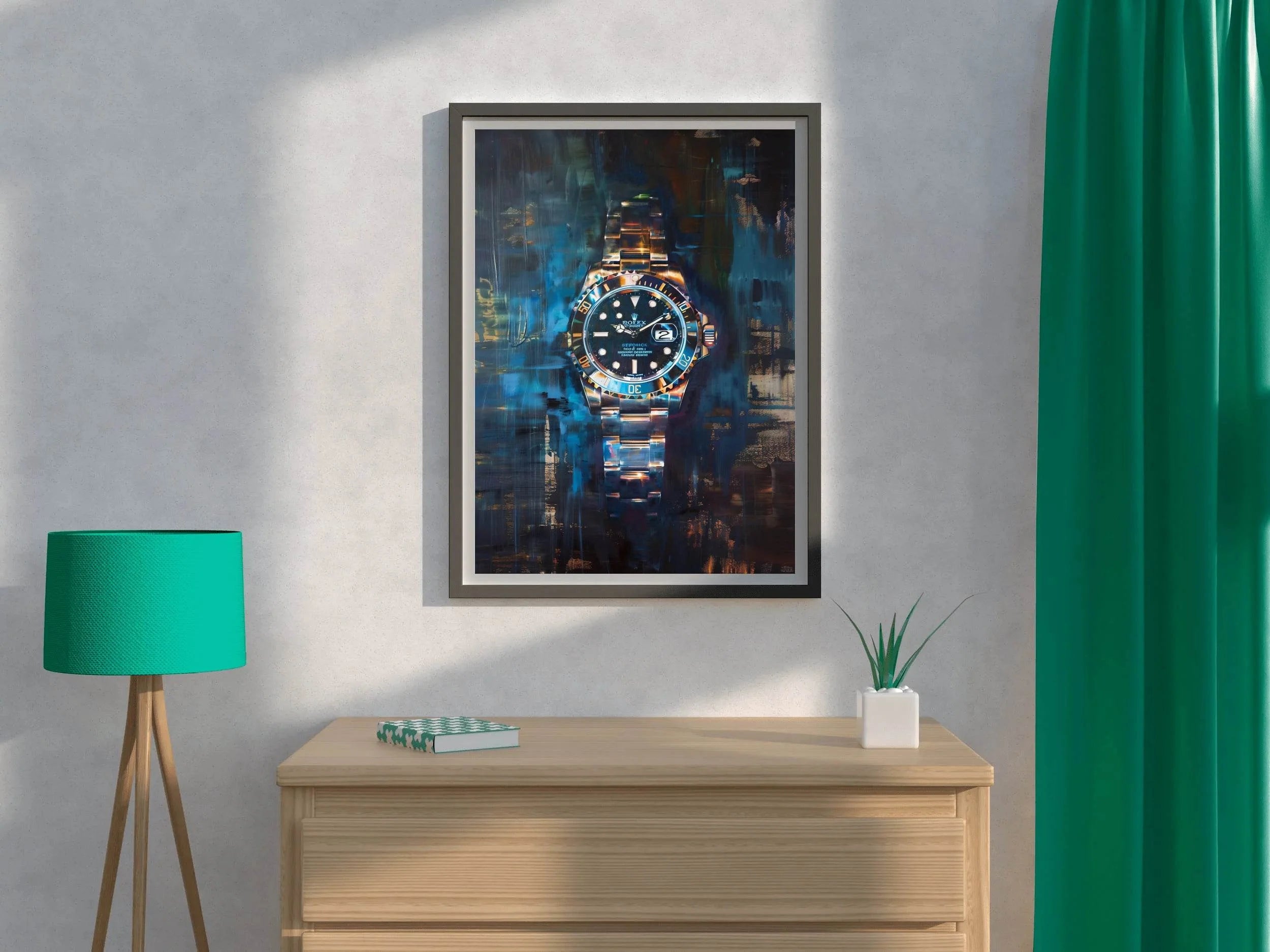 Rolex Submariner Watch Wall Art - beink online art store