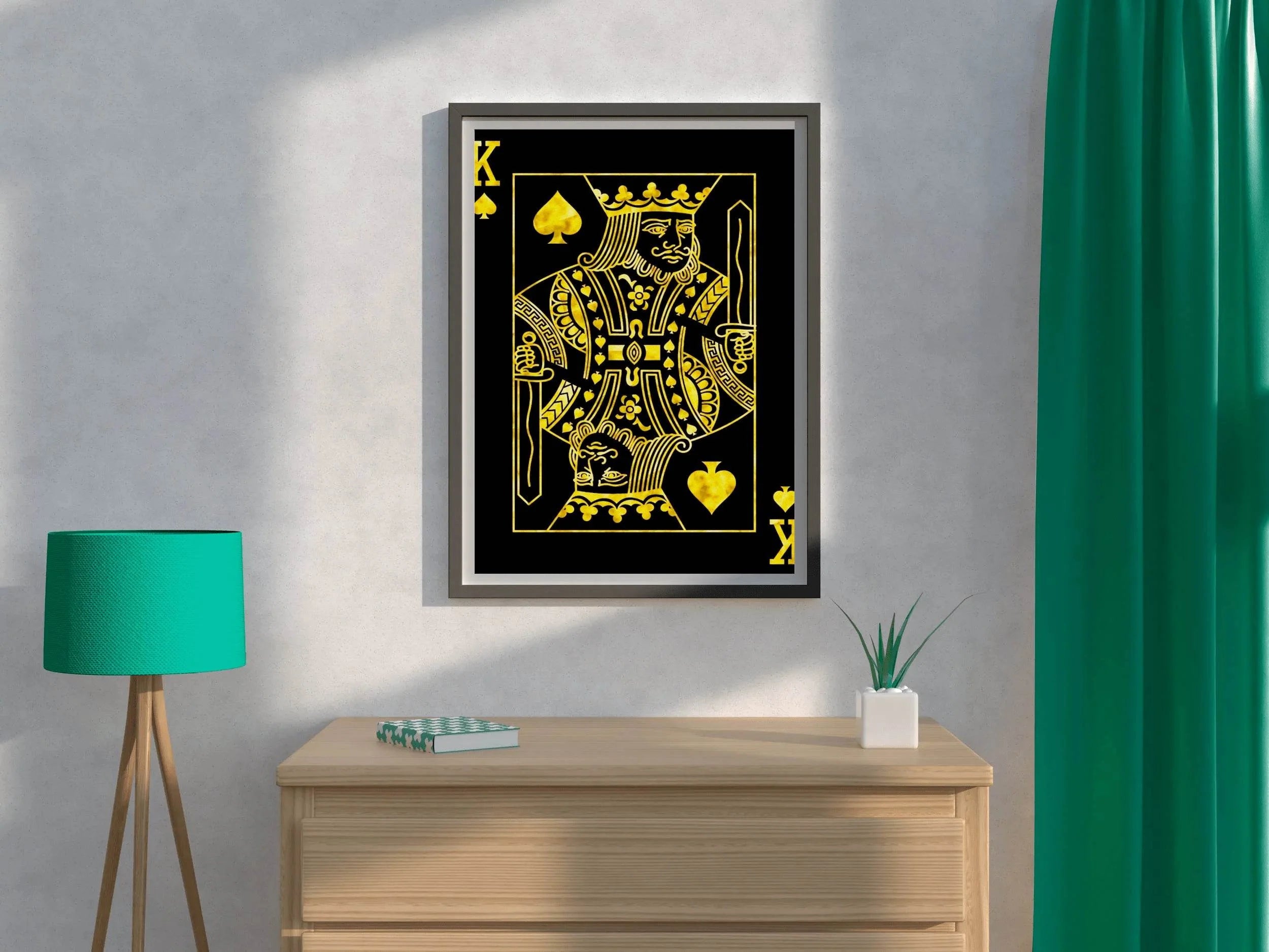 King of Spade Wall Art - beink online art store