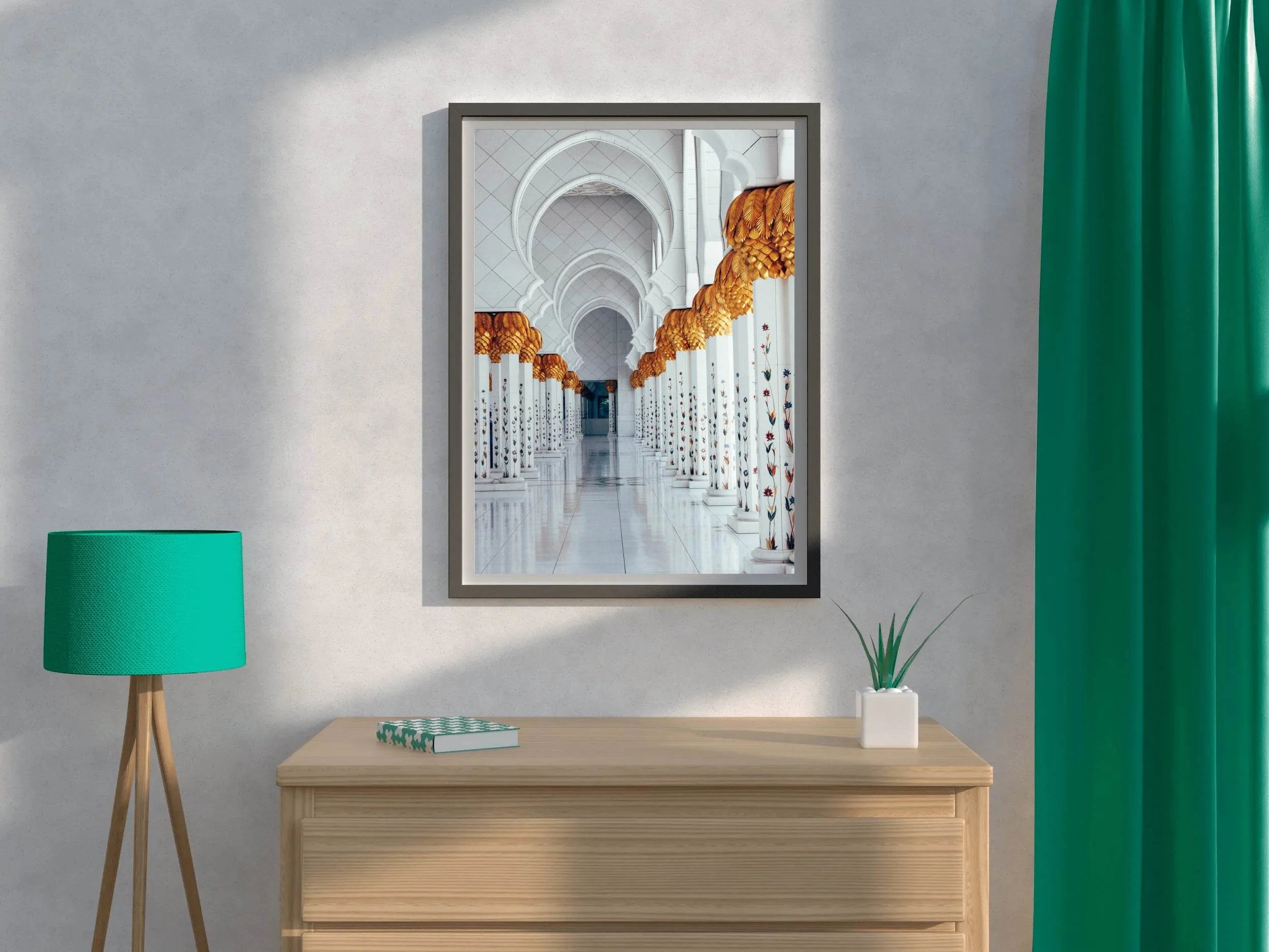 Golden Pathways Wall Art - beink online art store