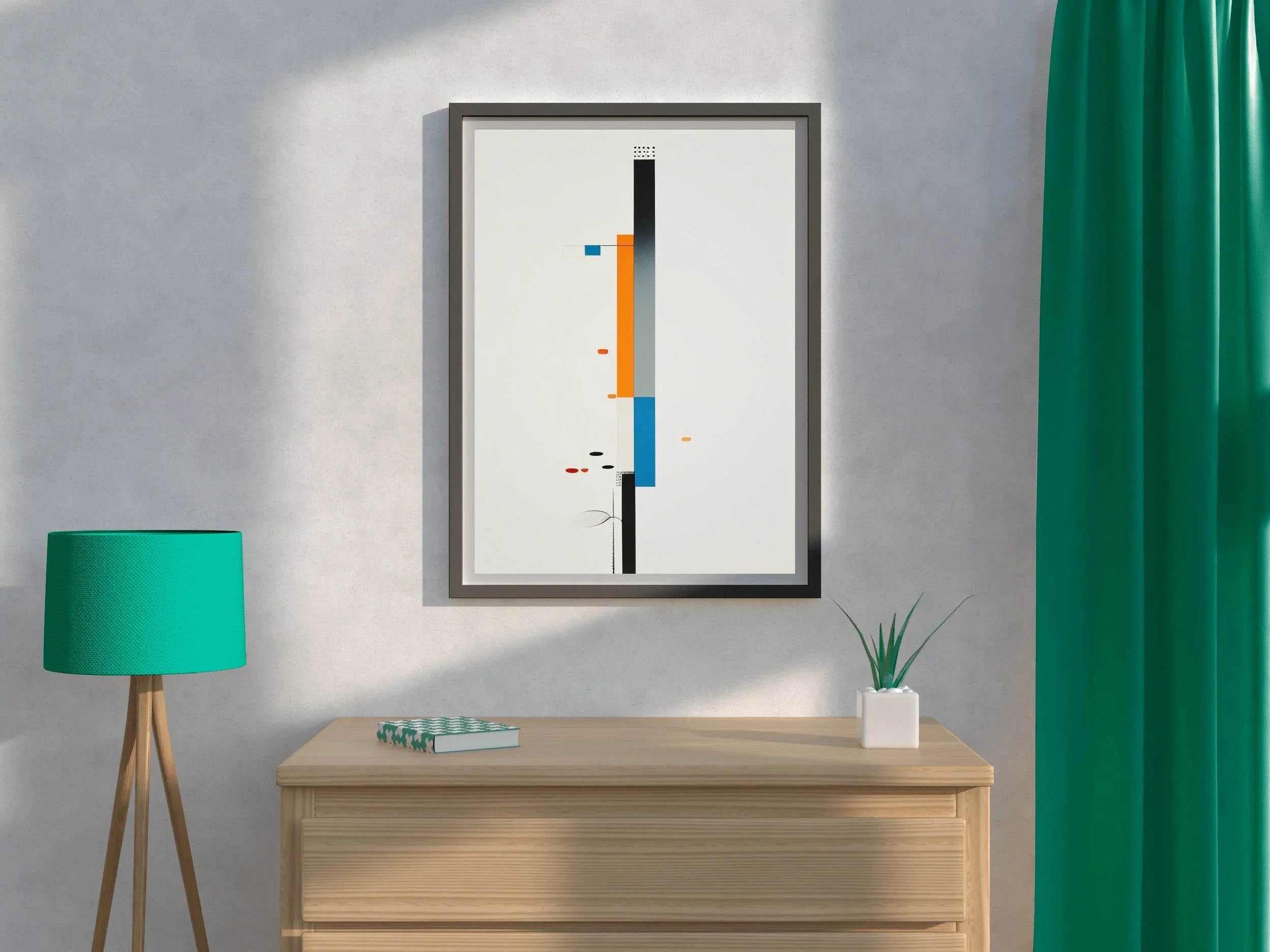 Creative Tower Shape Abstract Wall Art - beink online art store