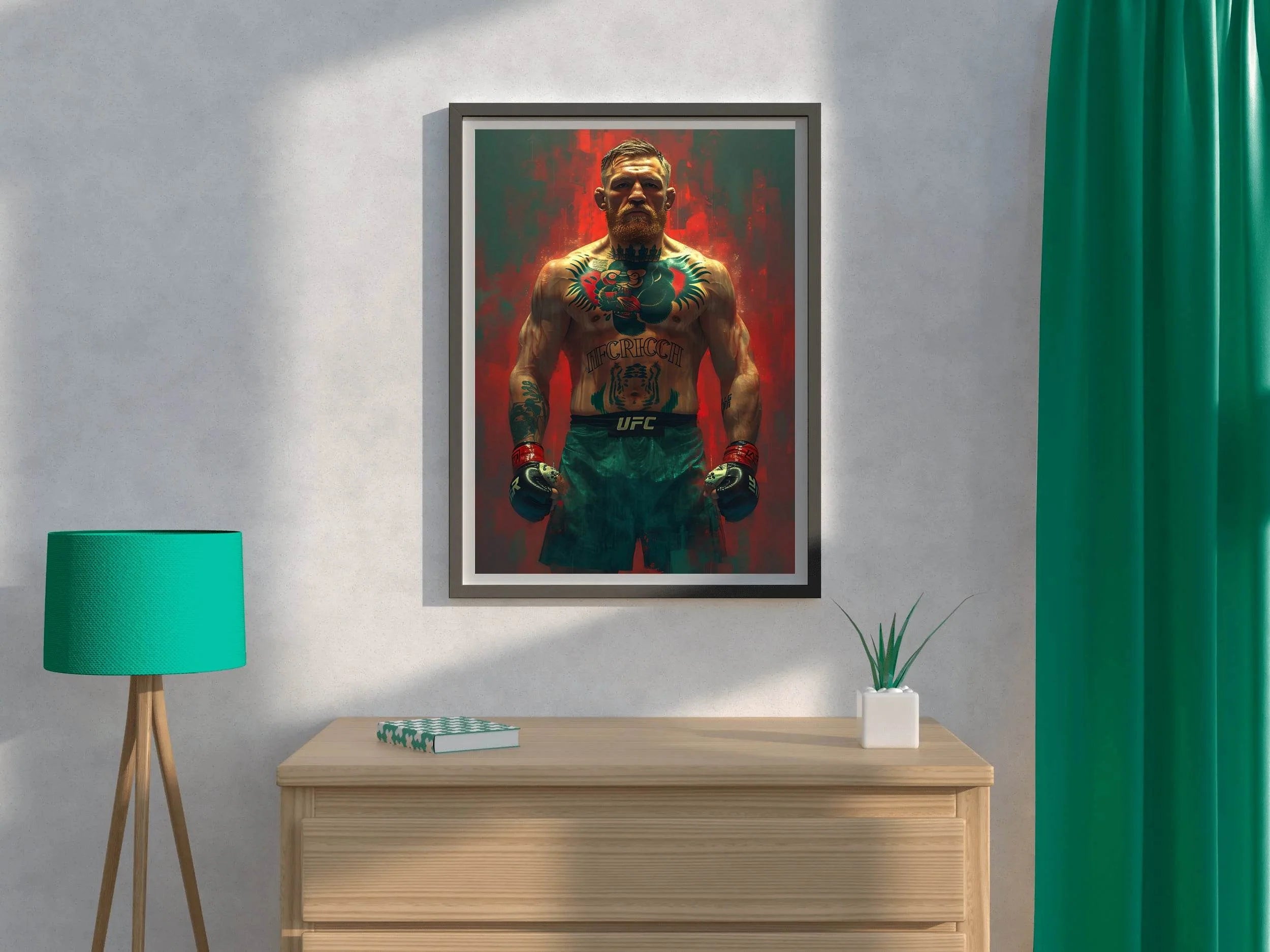Master Flame Sports Aesthetic Wall Art Poster for Living Room, Home & Wall Decor | McGregor - beink online art store