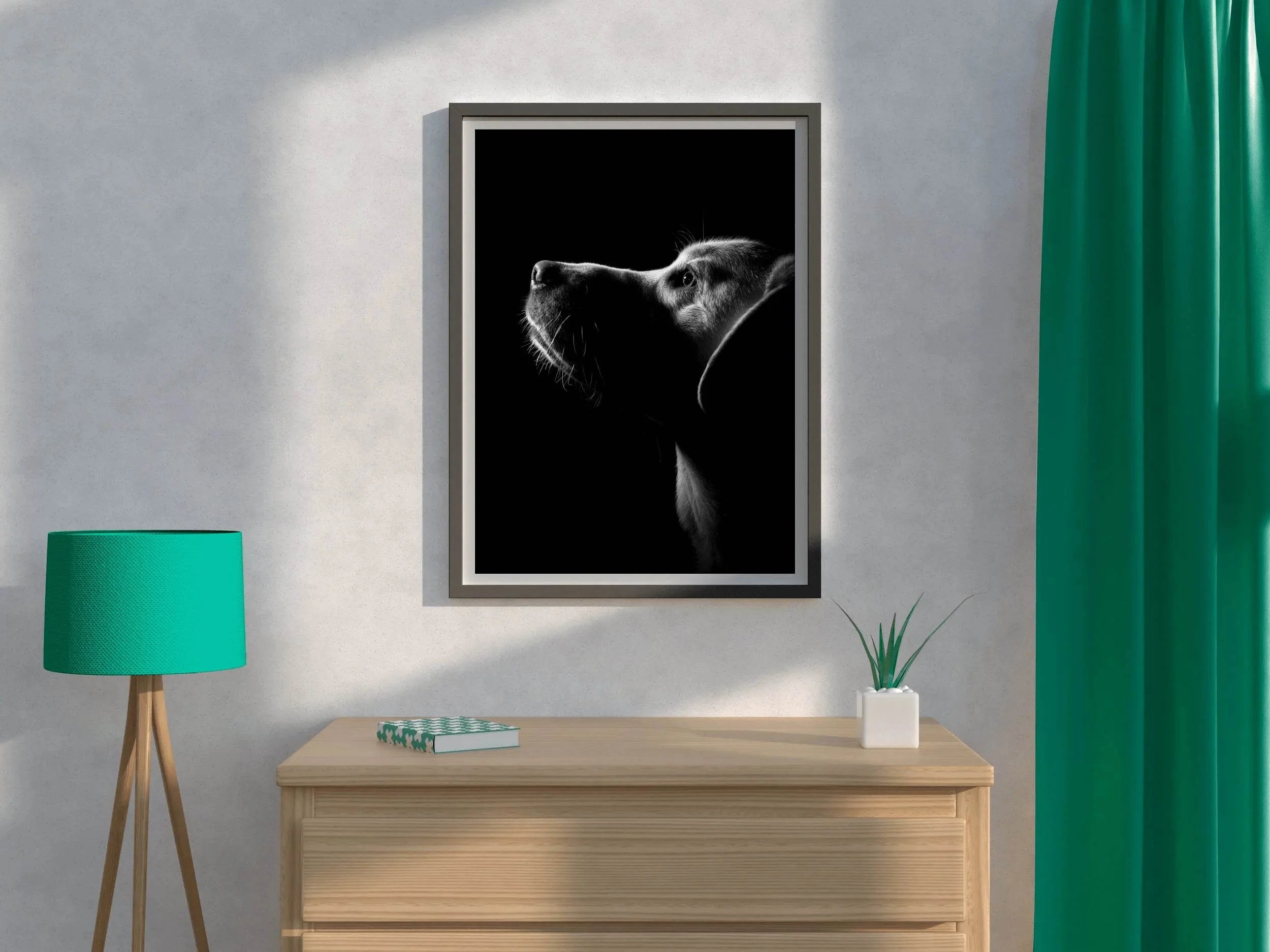 Retriever Black & White Wall Art - beink online art store