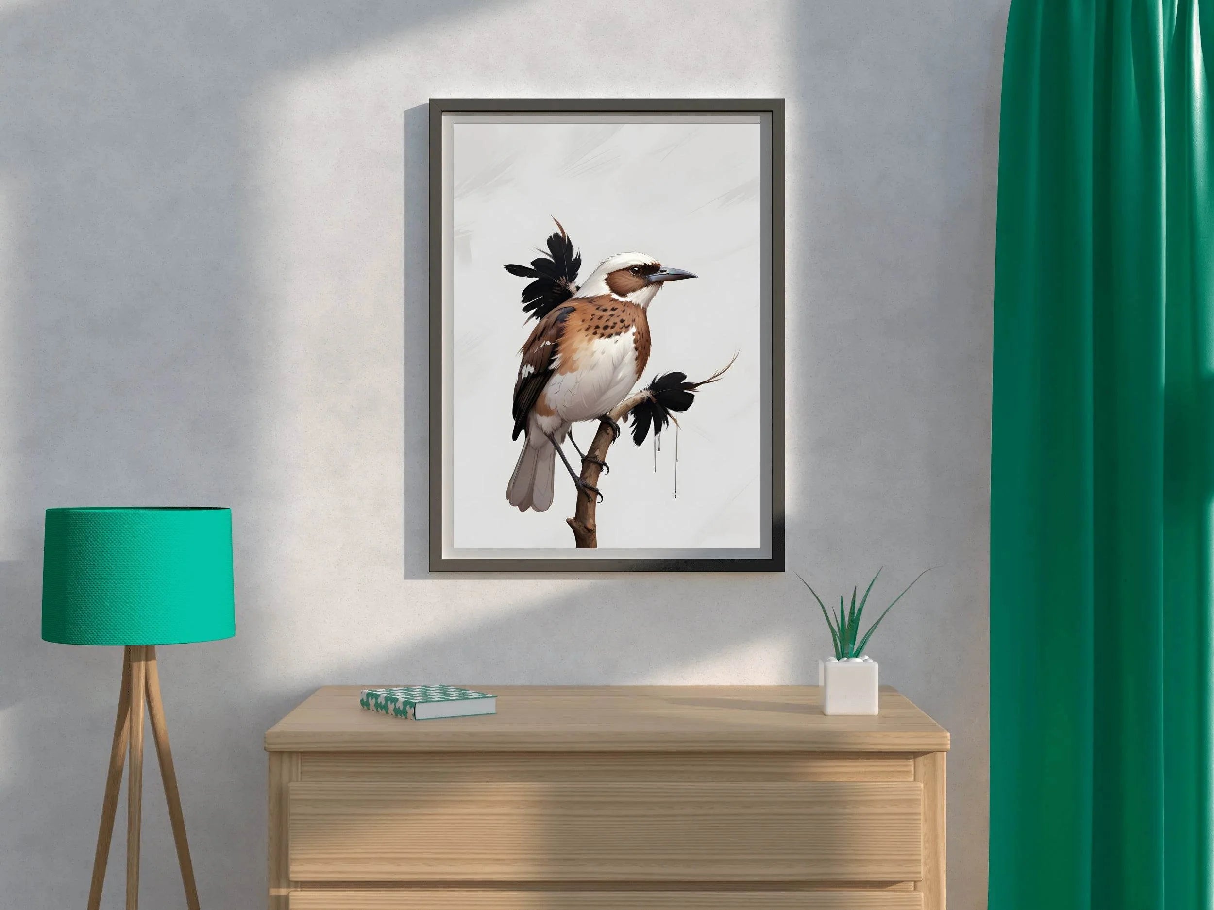 Painting of Kookaburra Bird Wall Art - beink online art store