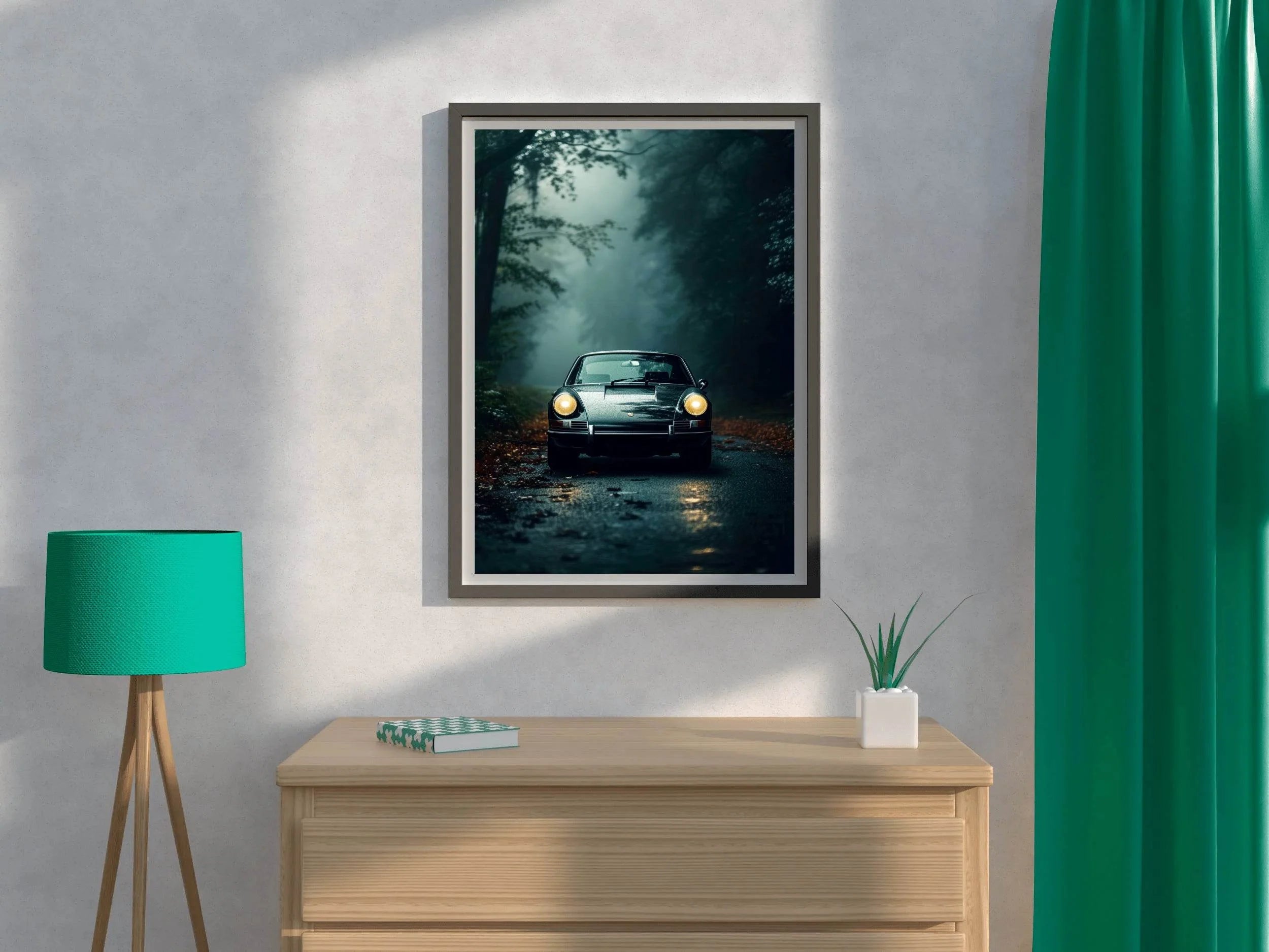 Porsche’s First 911 Wall Art - beink online art store