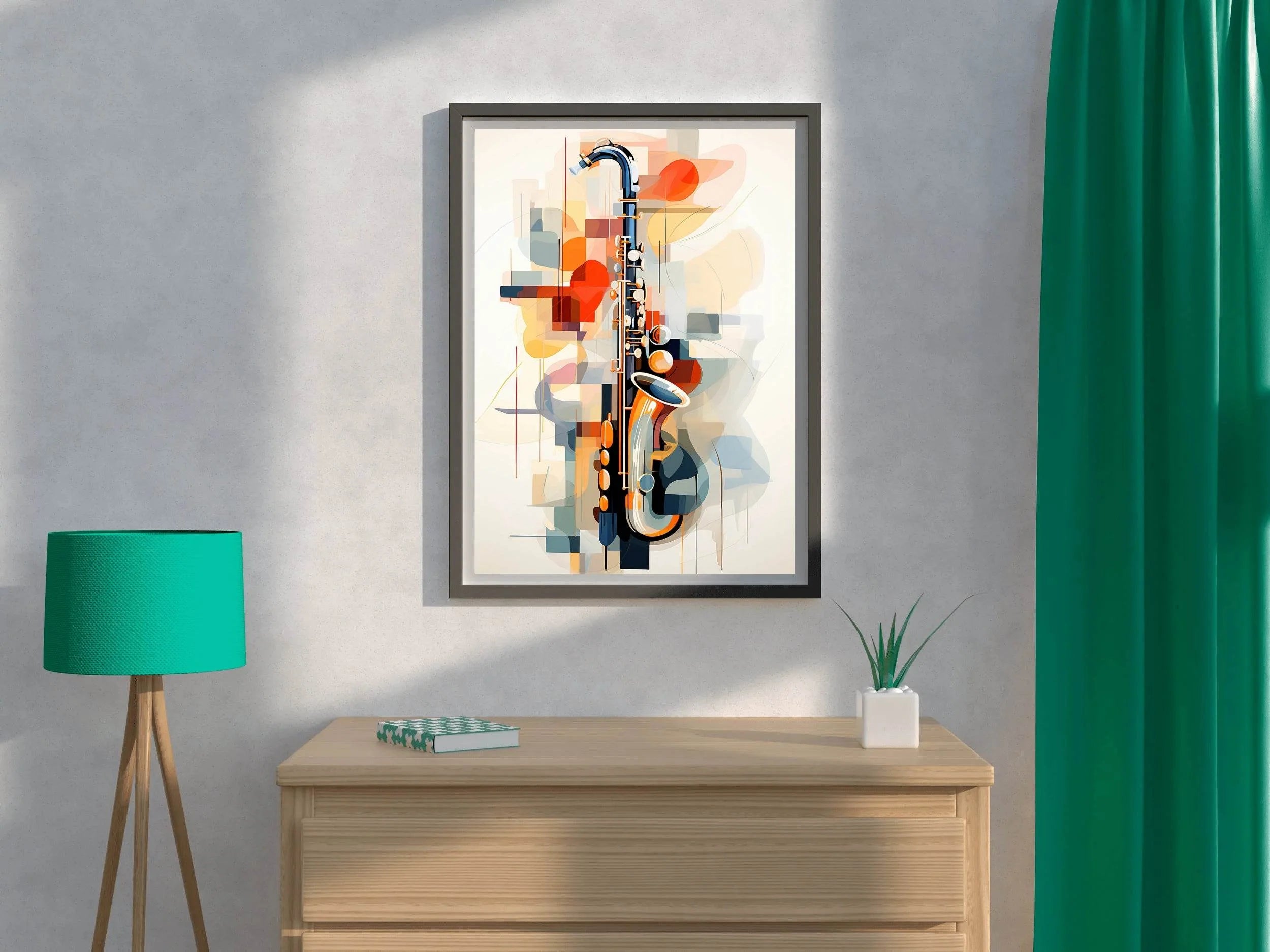 Violin Watercolor Painting Wall Art - beink online art store