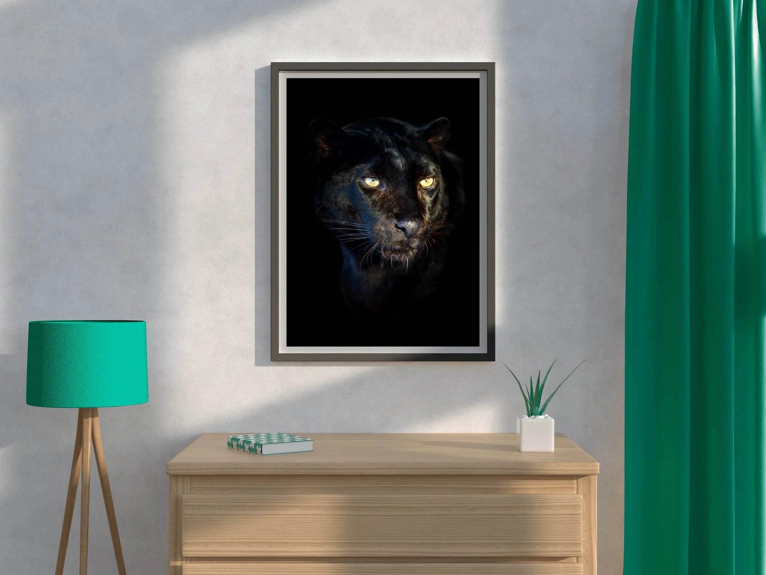 Angry Face of Black Panther Wall Art - beink online art store