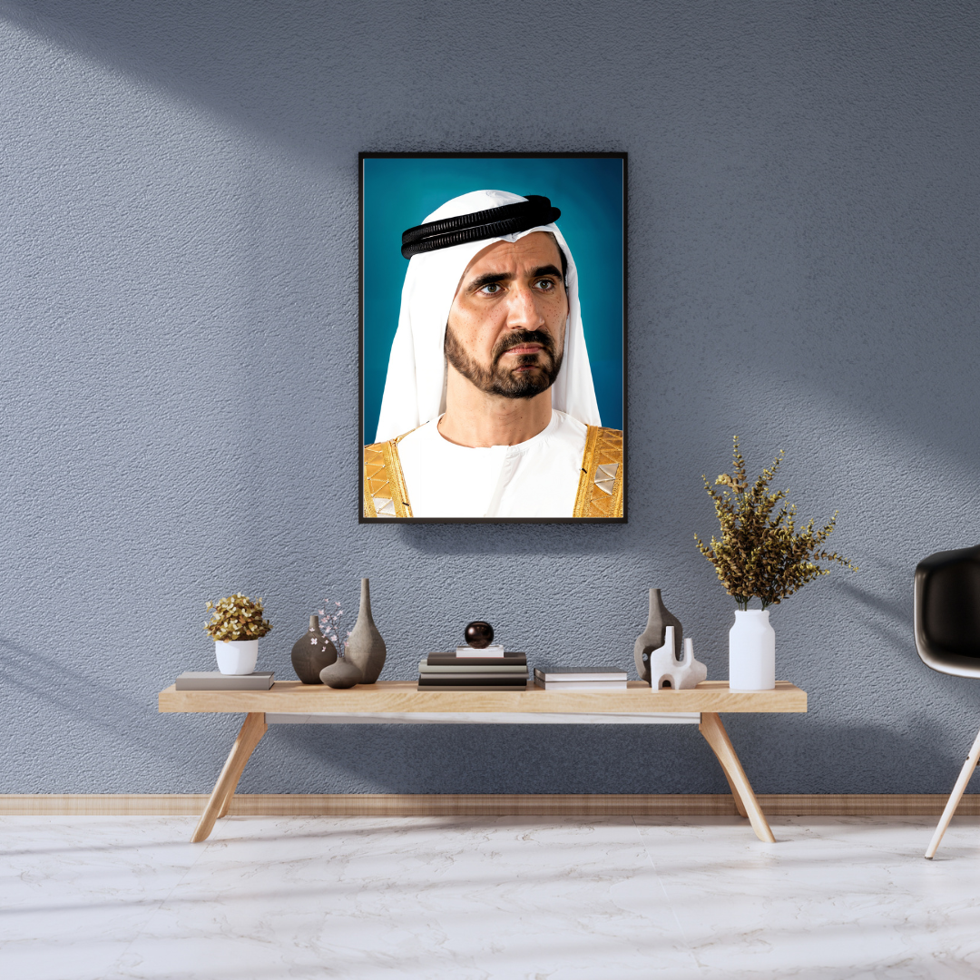 His Highness Sheikh Mohammed Bin Rashid Al Maktoum Art 2