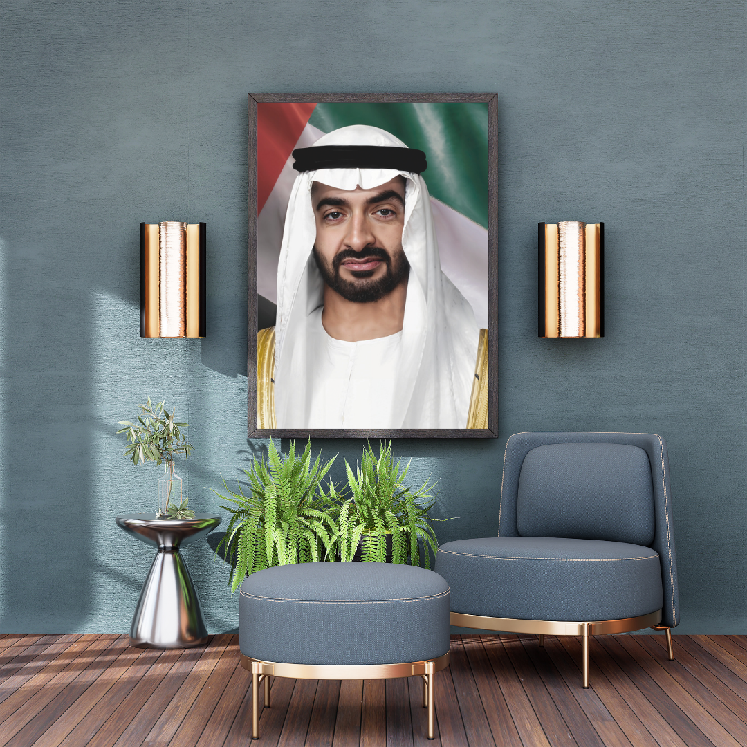 His Highness Sheikh Mohammed Bin Zayed Al Nahyan Art Print 3