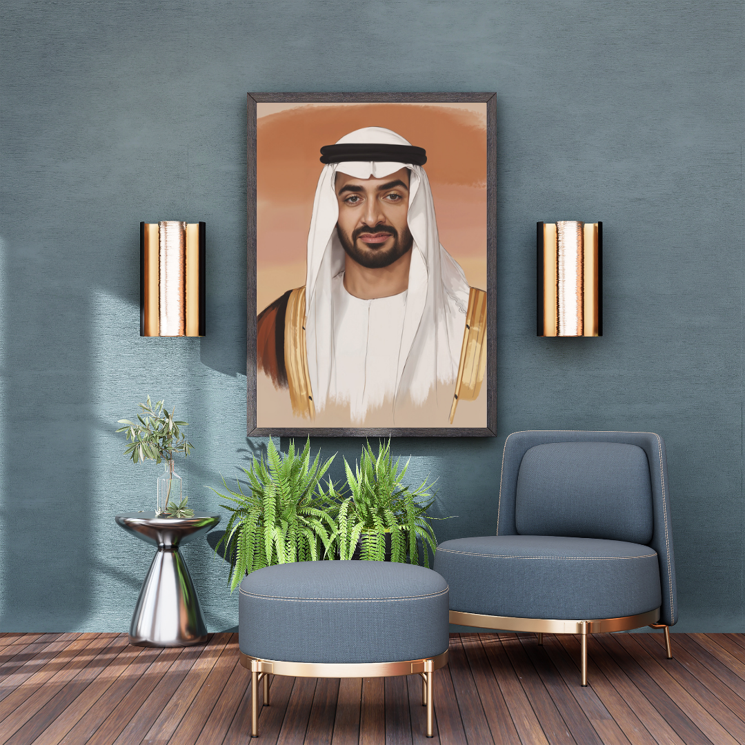 His Highness Sheikh Mohammed Bin Zayed Al Nahyan Art Print 4