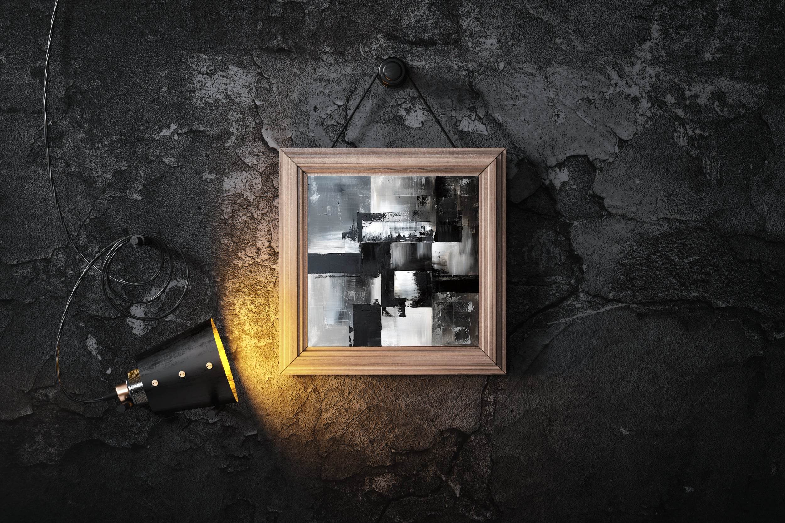 Monochrome Reflections Modren Wall Art - beink online art store