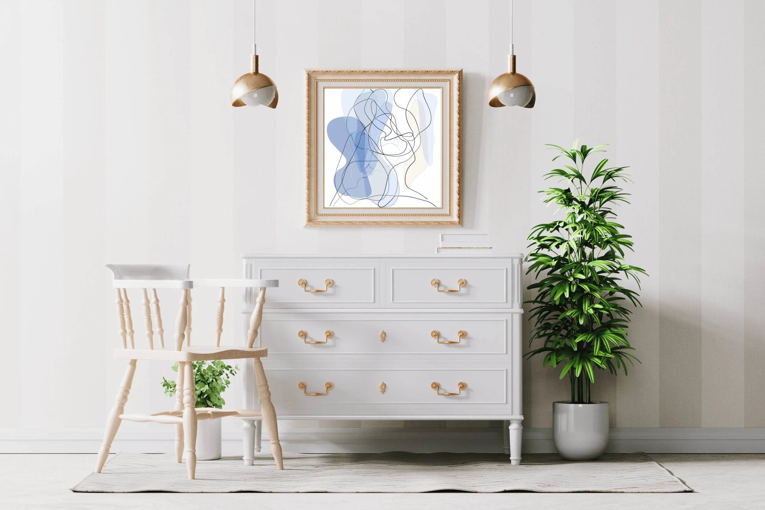 Minimalist Drawing Line Art - beink online art store