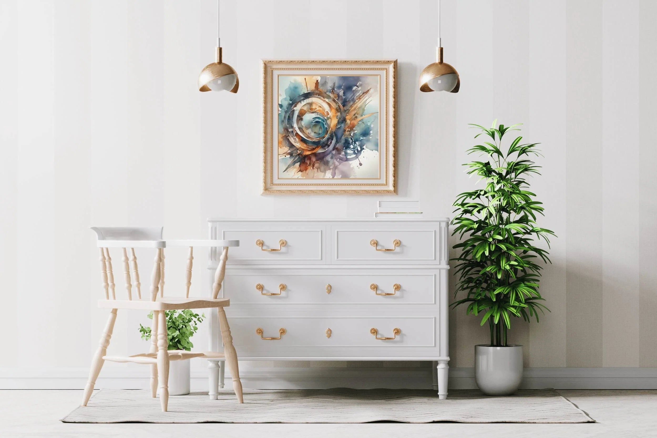 Color Splash Abstract Wall Art - beink online art store