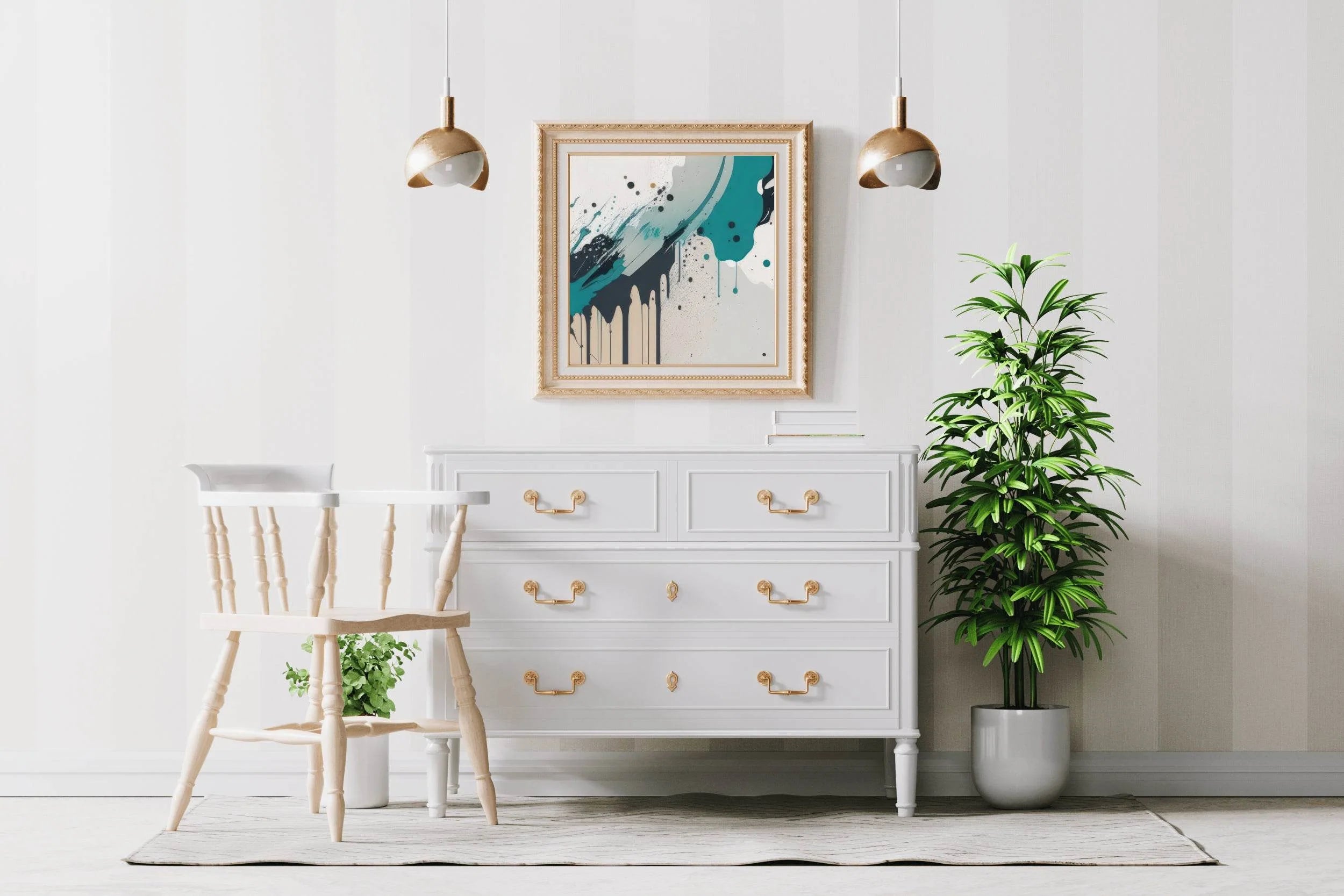 Soft Paint Color Abstract Wall Art - beink online art store