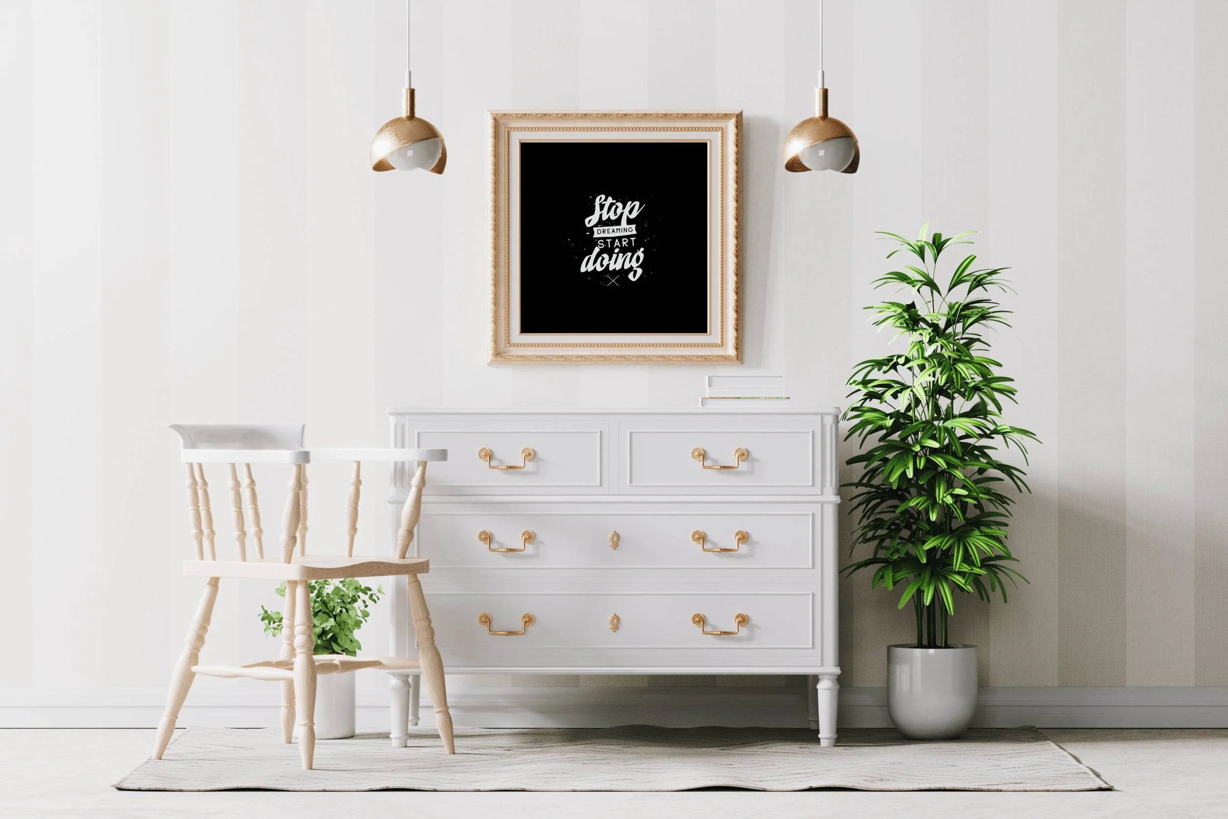 Stop Dreaming Start Doing Wall Art - beink online art store