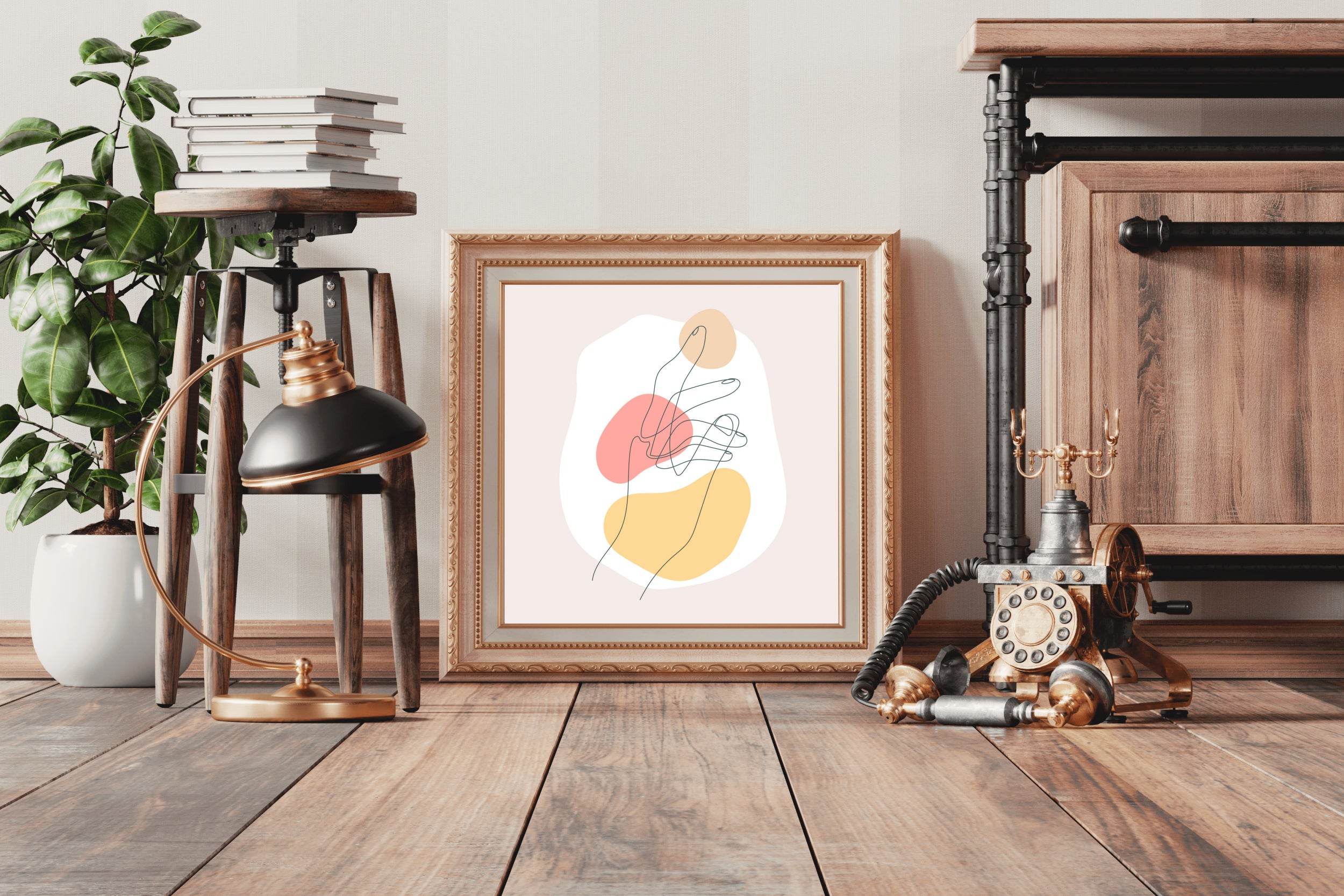 Human Hand Design Wall Art - beink online art store