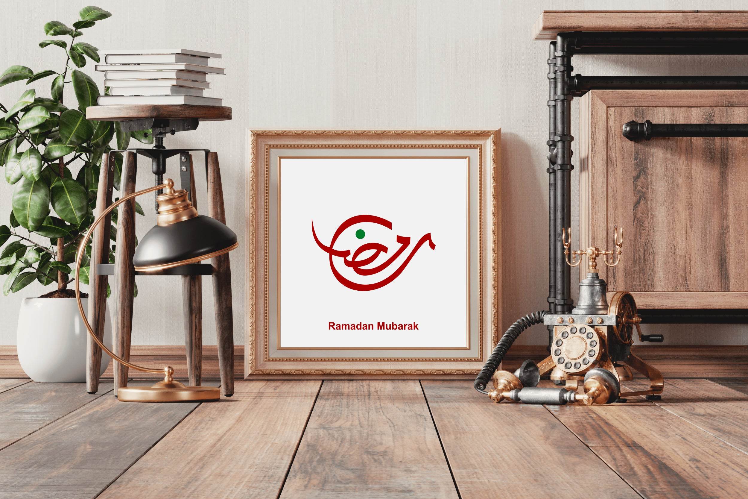 Mobarak Ramadan Calligraphy - beink online art store