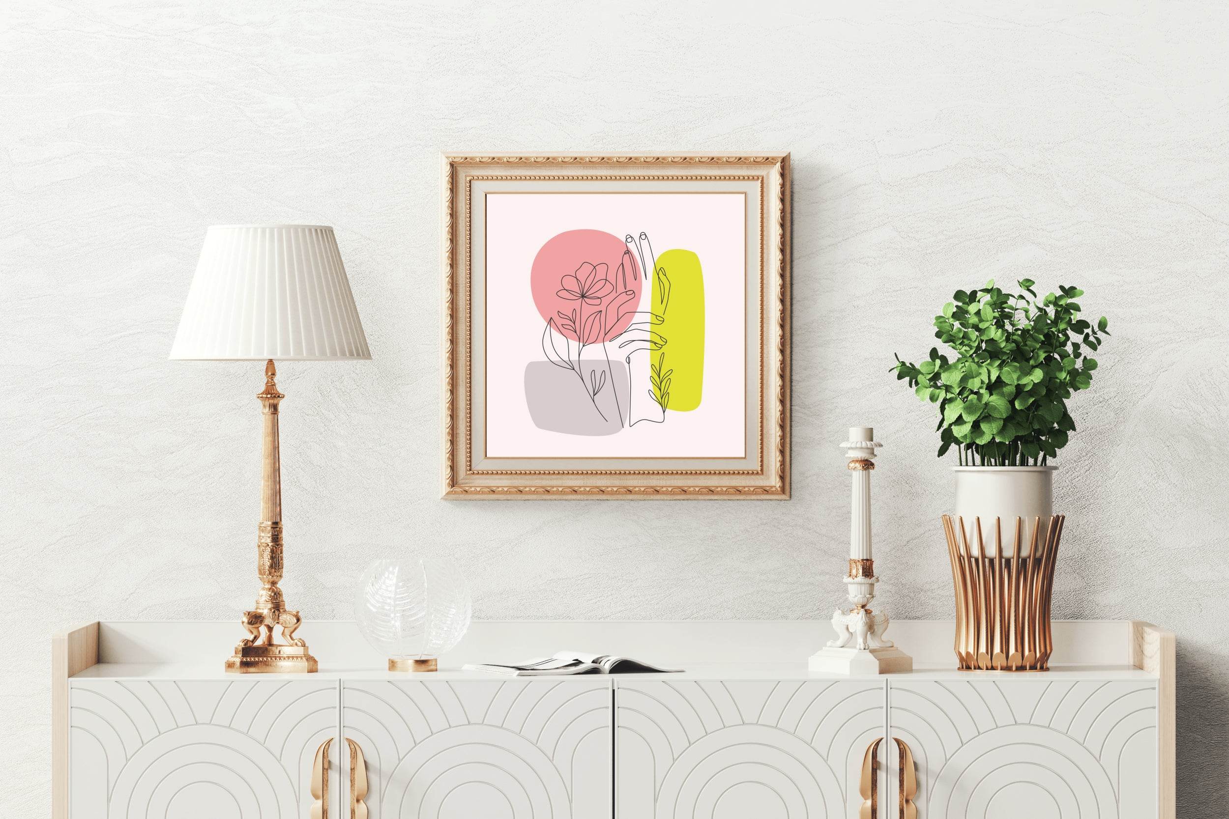 Hand of Flowers Wall Art - beink online art store